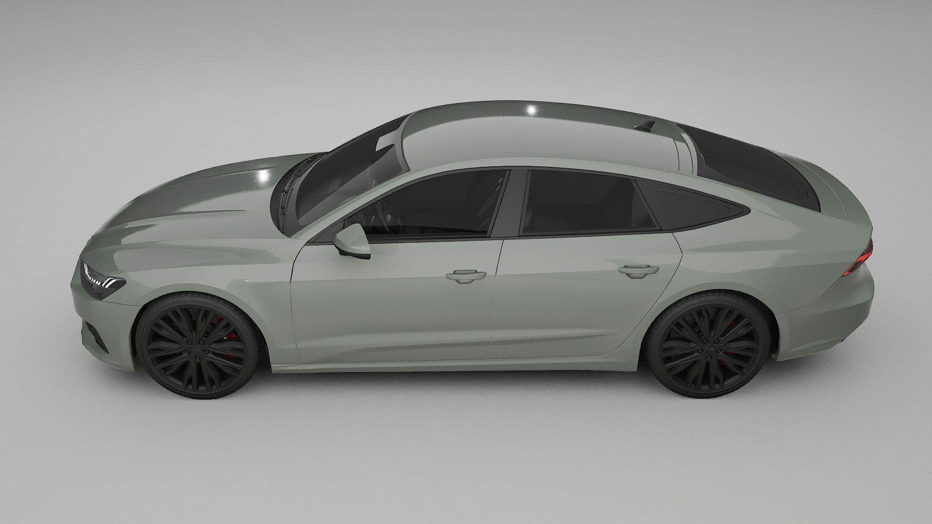 Audi A7 C8 Sportback prefacelift pre-LCI TPU Paint Protection Film | SLATE Color Change PPF Full Pre-Cut Kit