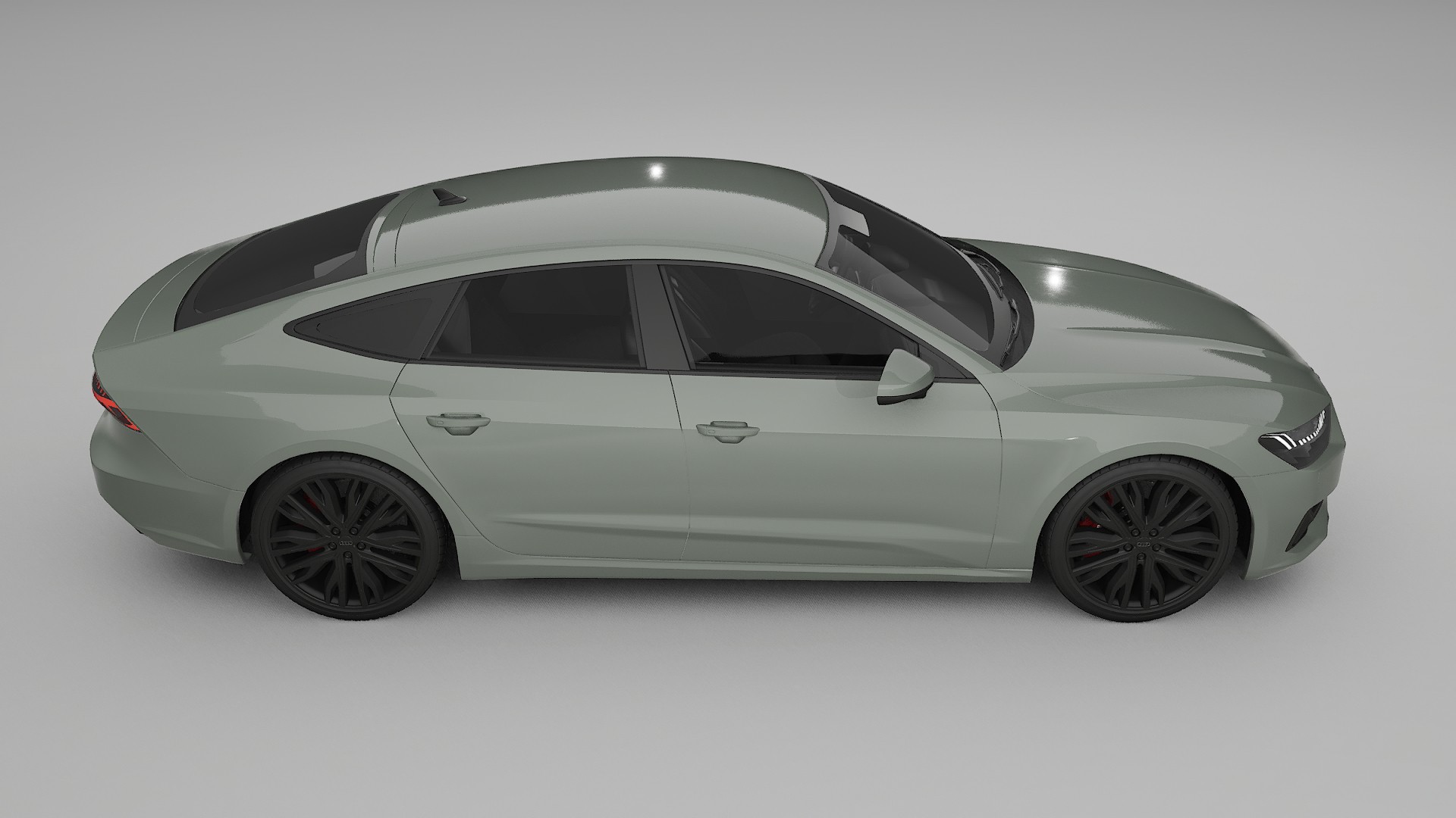 Audi A7 C8 Sportback prefacelift pre-LCI TPU Paint Protection Film | SLATE Color Change PPF Full Pre-Cut Kit