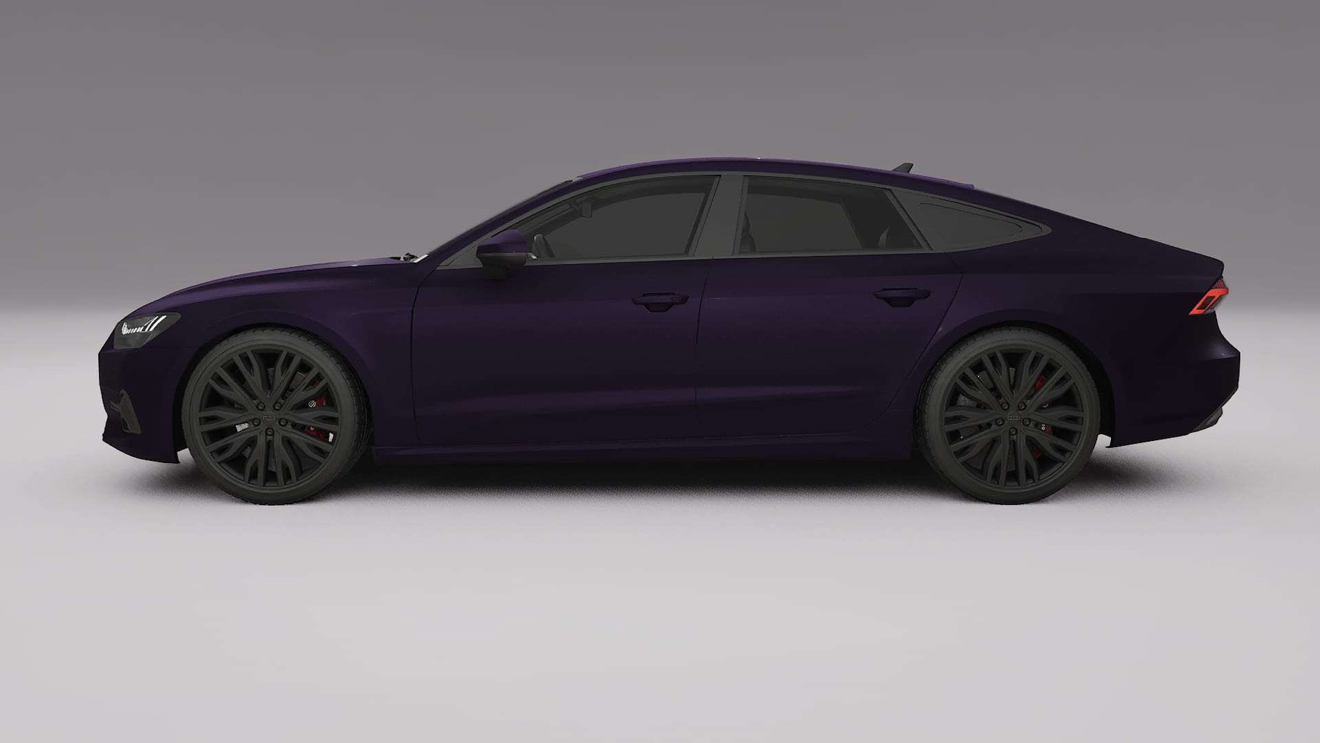 Audi A7 C8 Sportback prefacelift pre-LCI TPU Paint Protection Film | VIOLET Color Change PPF Full Pre-Cut Kit