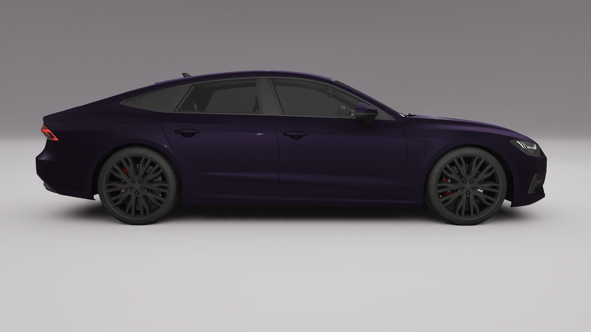 Audi A7 C8 Sportback prefacelift pre-LCI TPU Paint Protection Film | VIOLET Color Change PPF Full Pre-Cut Kit