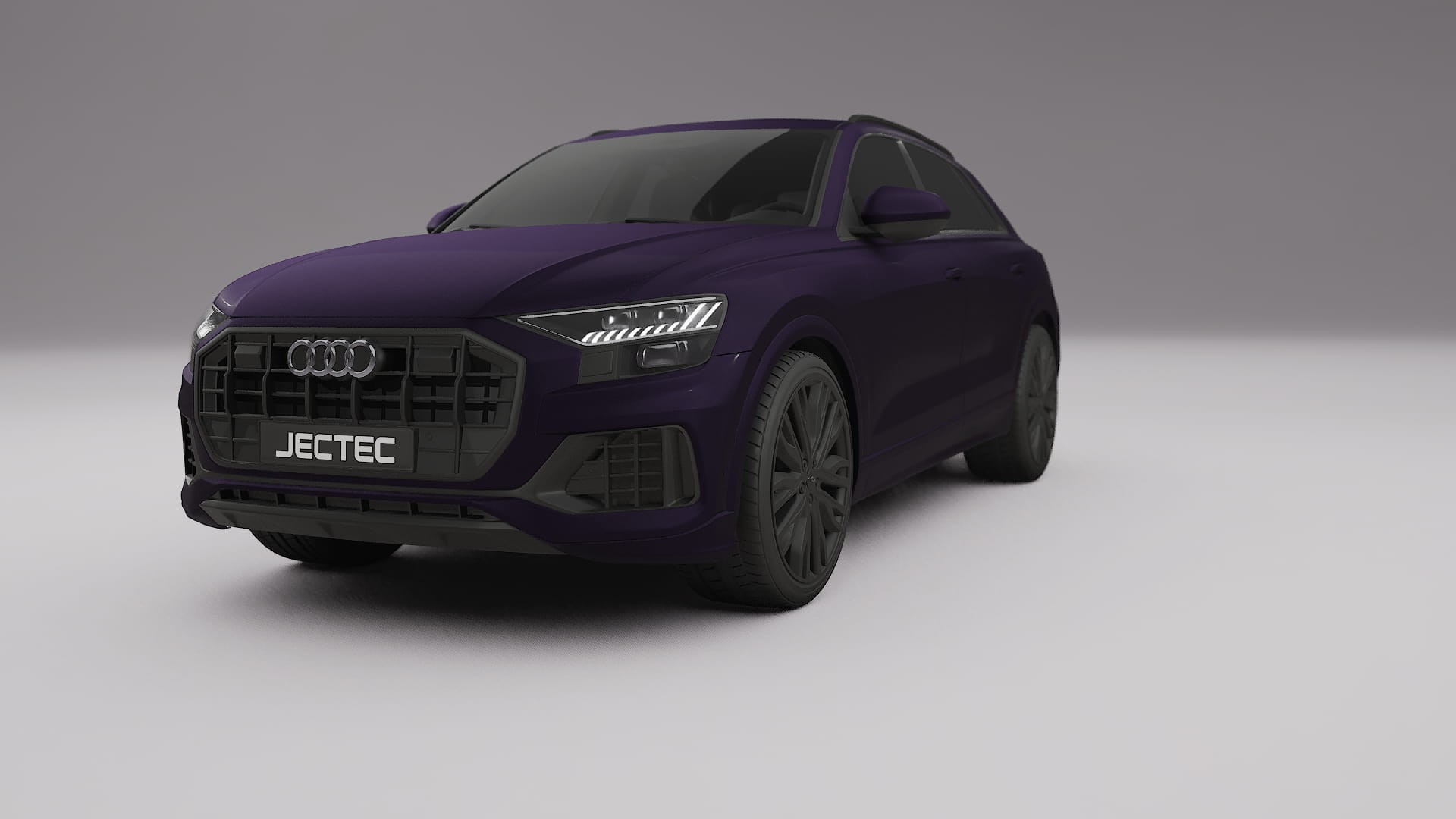 Audi Q8 F1 prefacelift pre-LCI TPU Paint Protection Film | VIOLET Color Change PPF Full Pre-Cut Kit