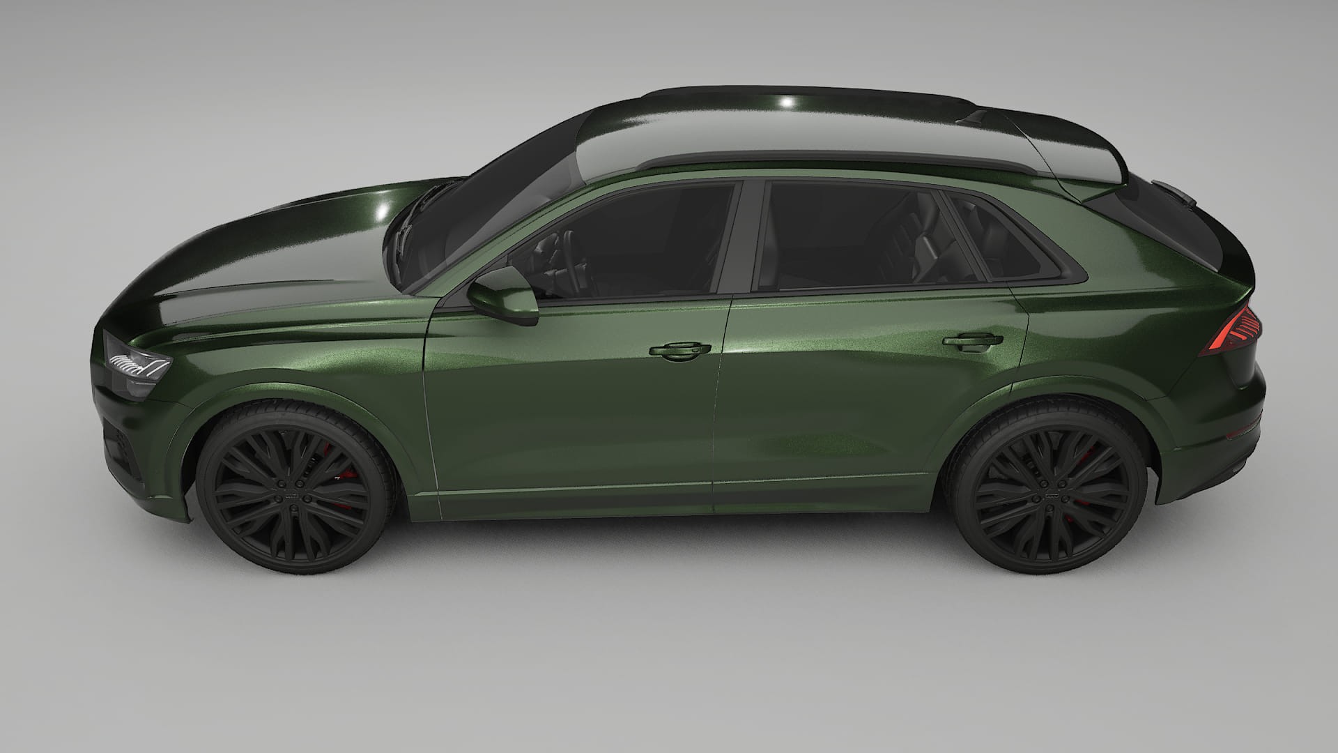 Audi Q8 F1 prefacelift pre-LCI TPU Paint Protection Film | LAGOON Color Change PPF Full Pre-Cut Kit