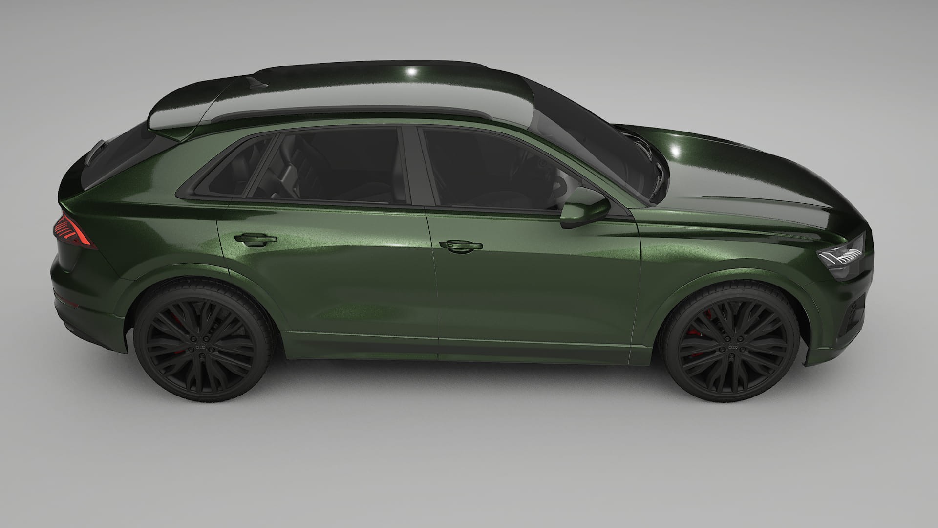 Audi Q8 F1 prefacelift pre-LCI TPU Paint Protection Film | LAGOON Color Change PPF Full Pre-Cut Kit