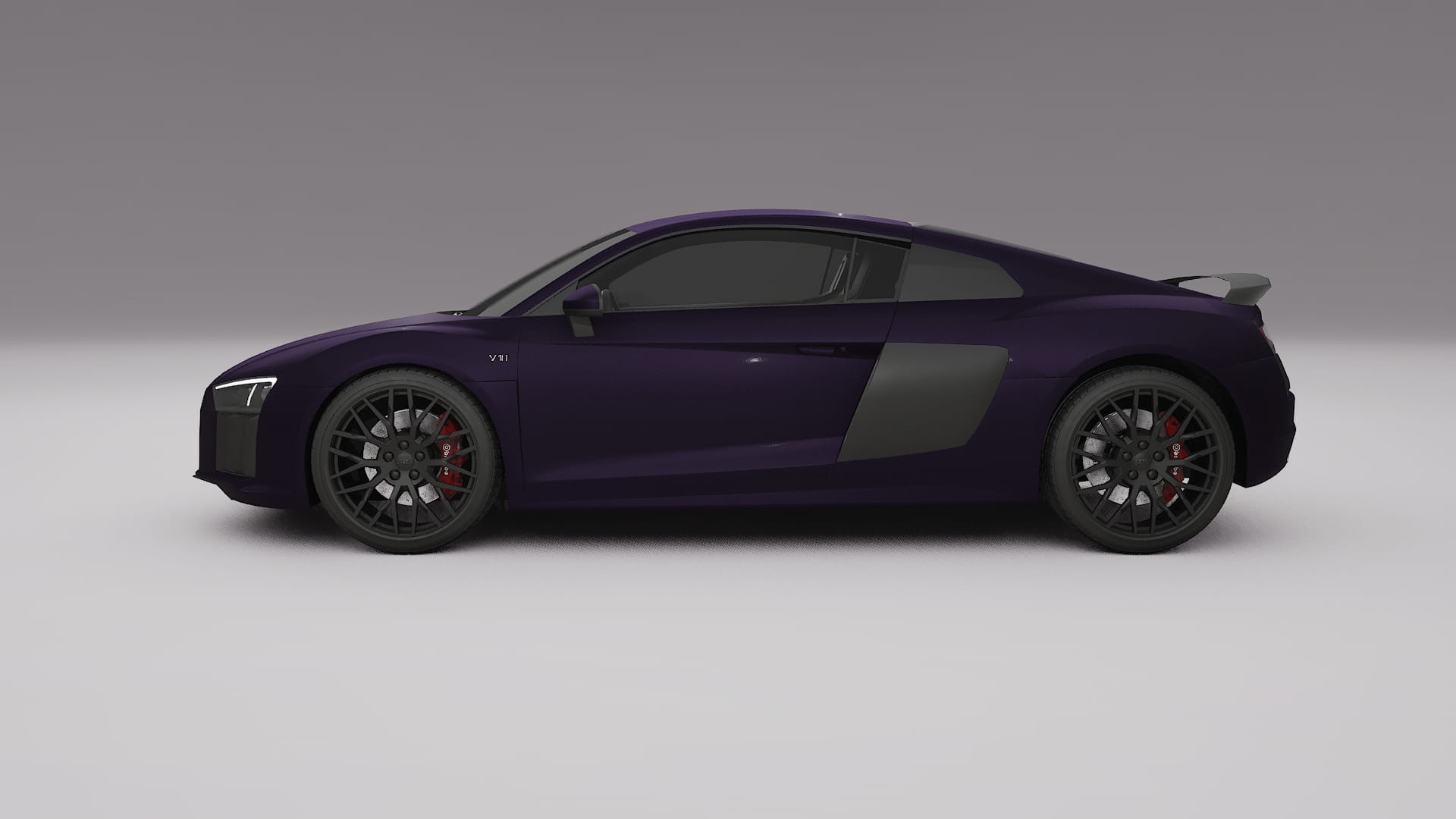 Audi R8 typ-4S prefacelift pre-LCI TPU Paint Protection Film | VIOLET Color Change PPF Full Pre-Cut Kit