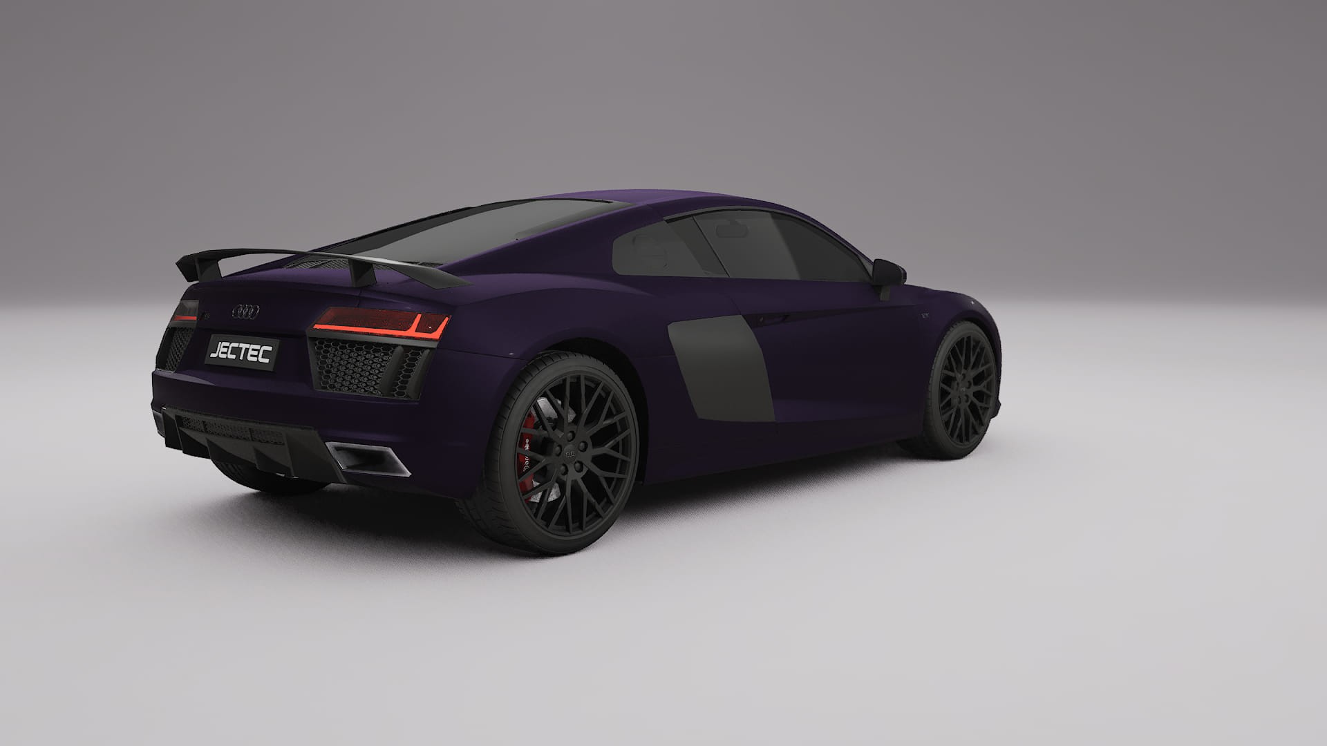 Audi R8 typ-4S prefacelift pre-LCI TPU Paint Protection Film | VIOLET Color Change PPF Full Pre-Cut Kit
