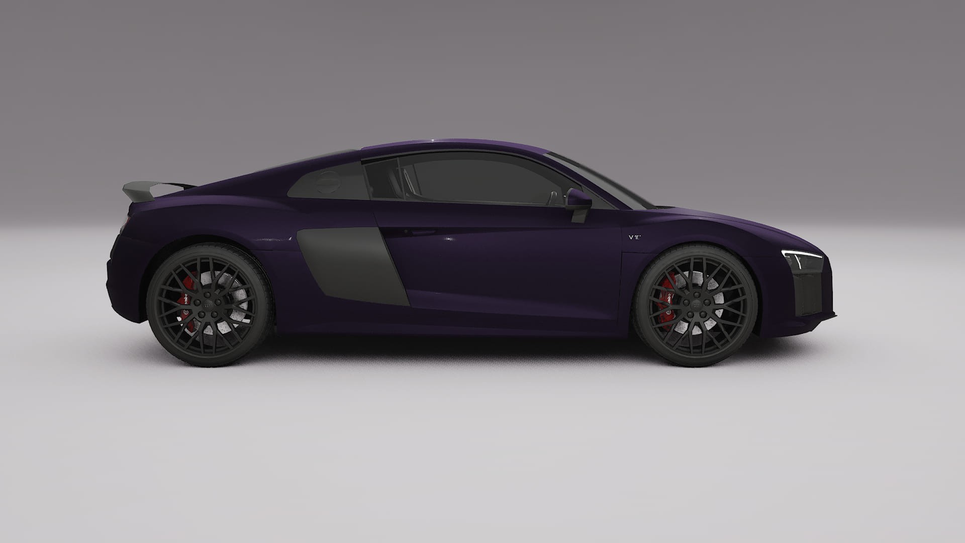 Audi R8 typ-4S prefacelift pre-LCI TPU Paint Protection Film | VIOLET Color Change PPF Full Pre-Cut Kit