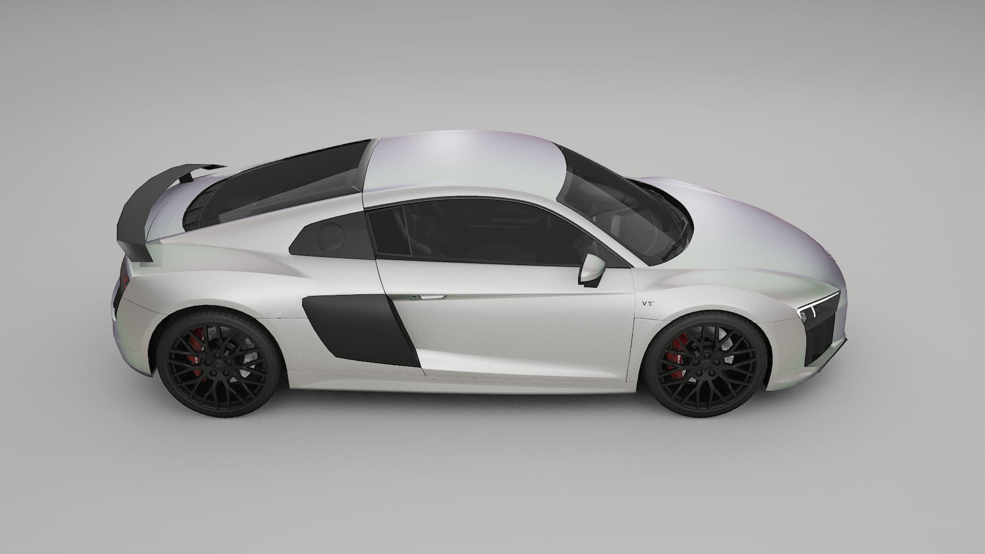 Audi R8 typ-4S prefacelift pre-LCI TPU Paint Protection Film | NEBULA Color Change PPF Full Pre-Cut Kit