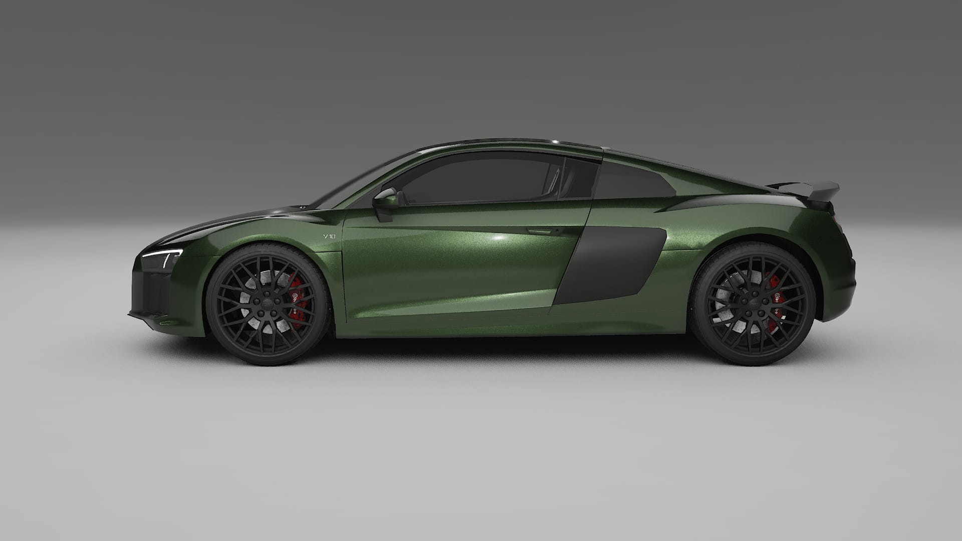 Audi R8 typ-4S prefacelift pre-LCI TPU Paint Protection Film | LAGOON Color Change PPF Full Pre-Cut Kit