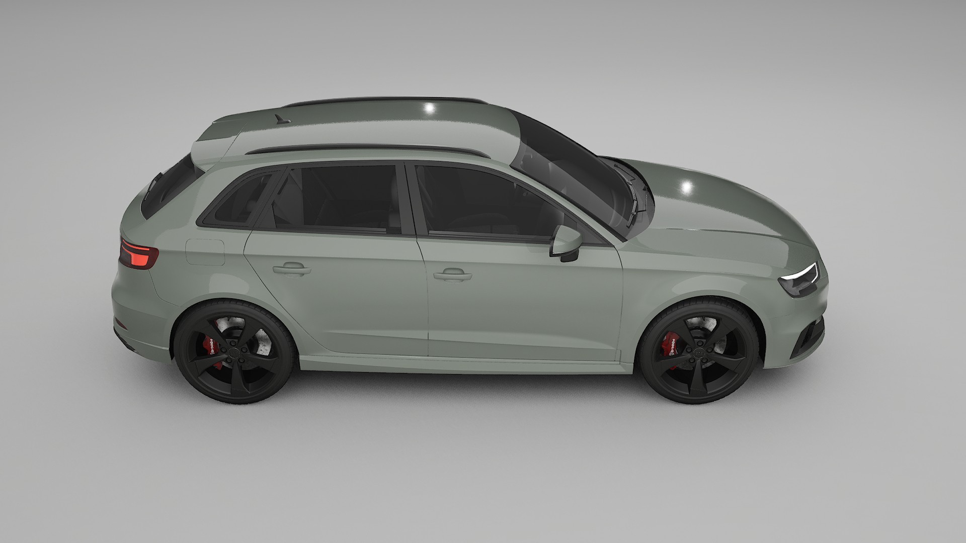 Audi RS3 Sportback 8V facelift LCI TPU Paint Protection Film | SLATE Color Change PPF Full Pre-Cut Kit