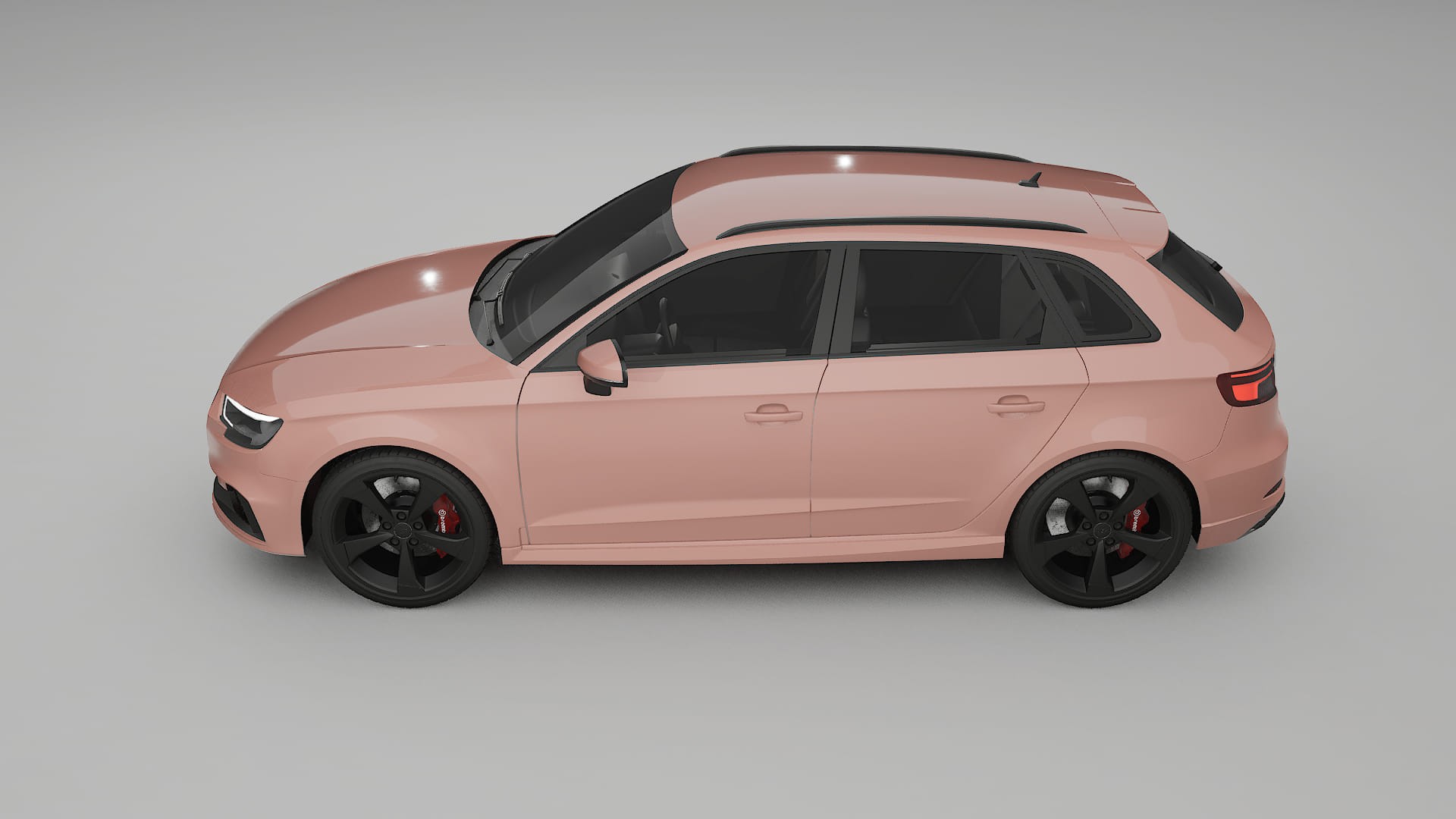 Audi RS3 Sportback 8V facelift LCI TPU Paint Protection Film | BLUSH Color Change PPF Full Pre-Cut Kit