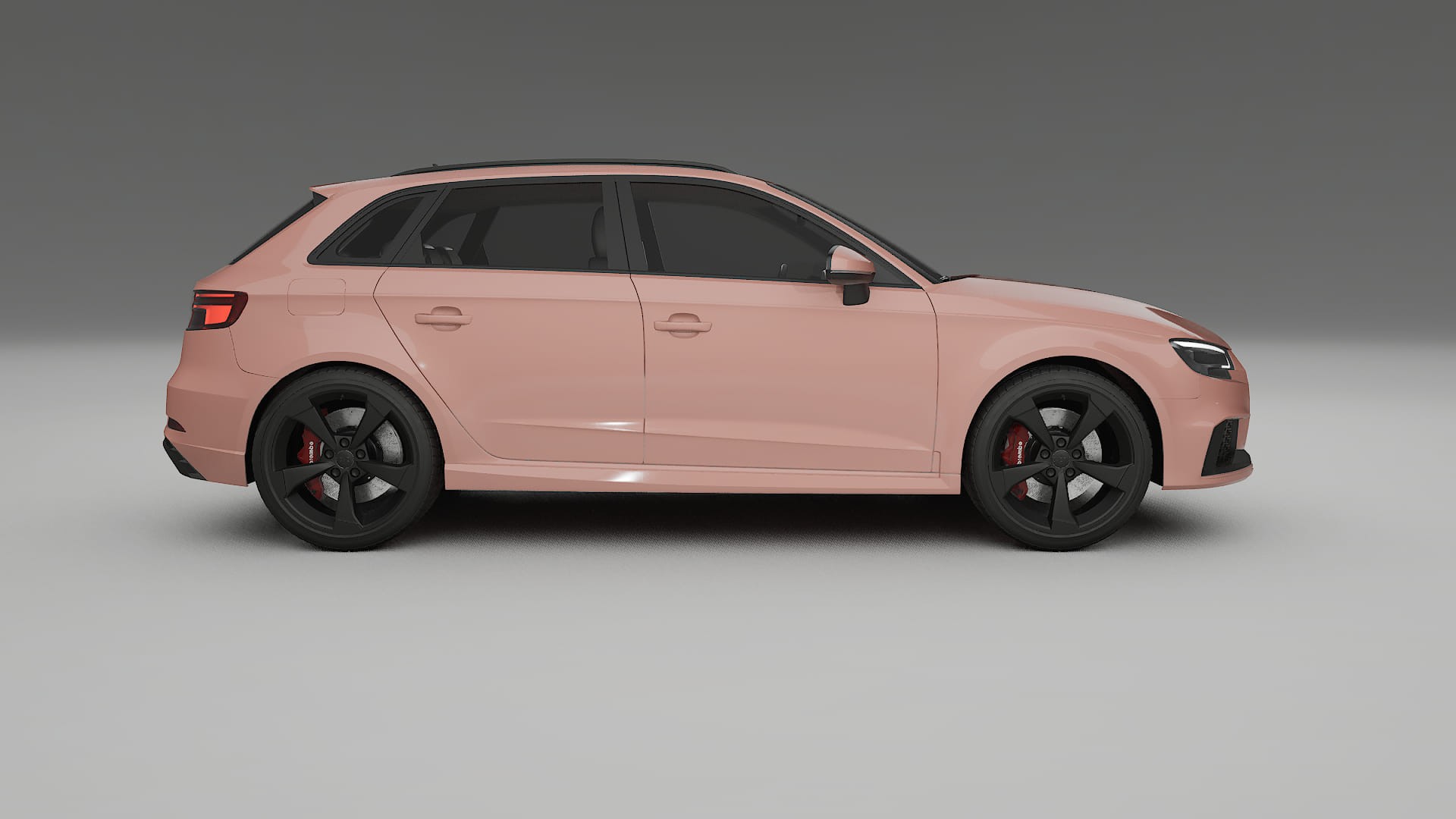 Audi RS3 Sportback 8V facelift LCI TPU Paint Protection Film | BLUSH Color Change PPF Full Pre-Cut Kit