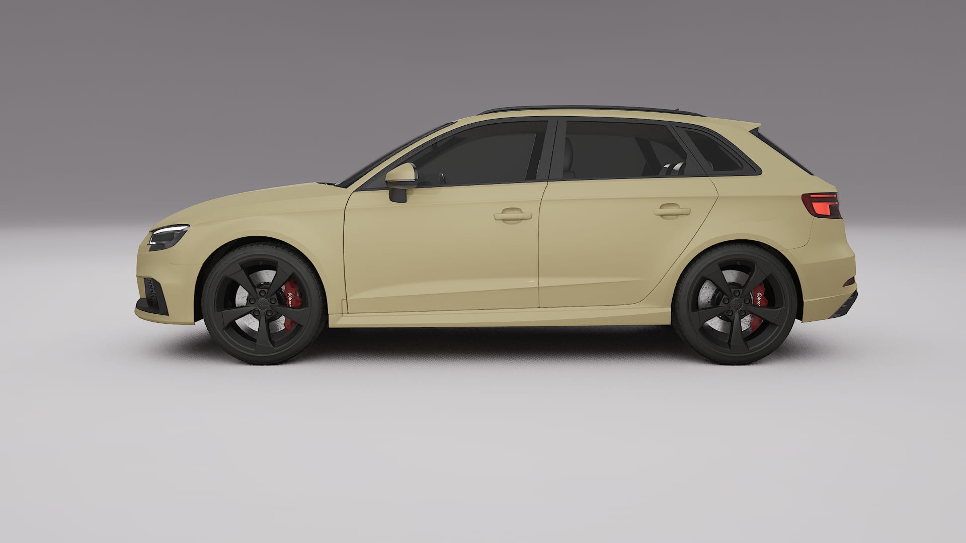 Audi RS3 Sportback 8V facelift LCI TPU Paint Protection Film | SAND Color Change PPF Full Pre-Cut Kit