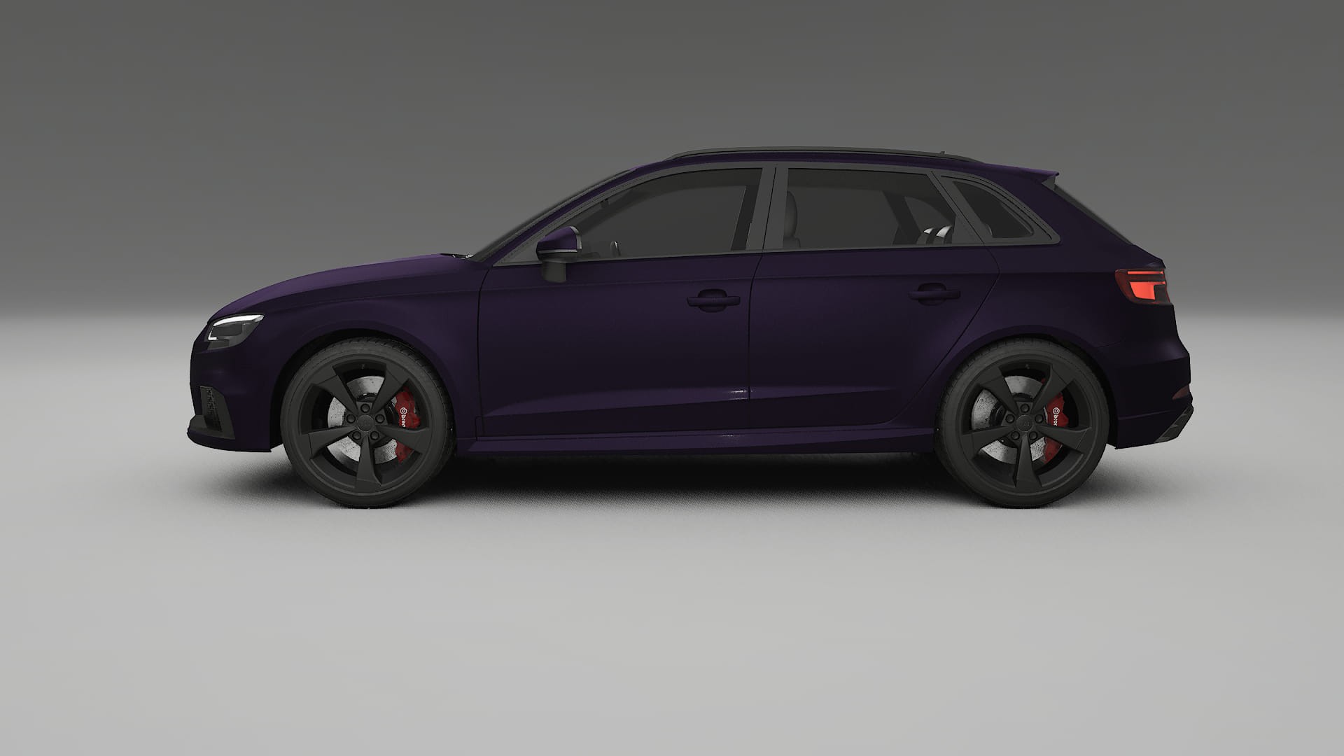 Audi RS3 Sportback 8V facelift LCI TPU Paint Protection Film | VIOLET Color Change PPF Full Pre-Cut Kit