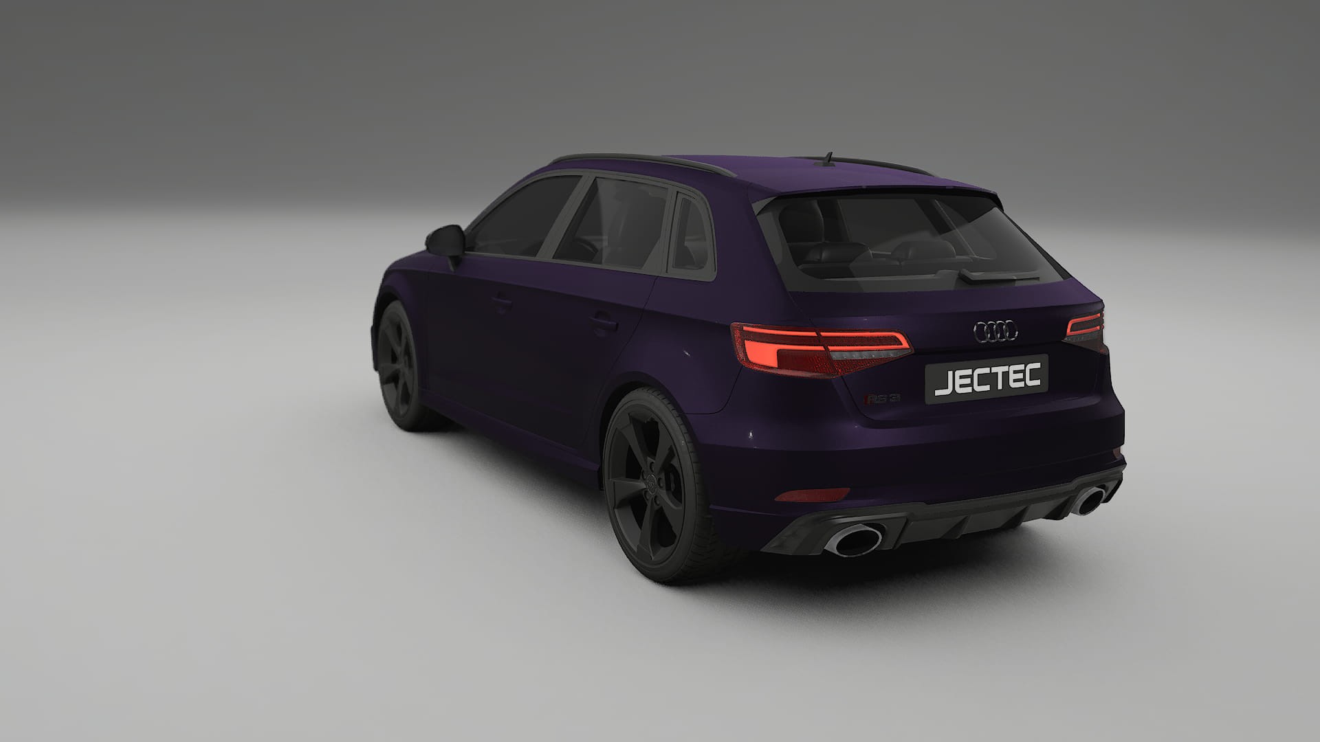 Audi RS3 Sportback 8V facelift LCI TPU Paint Protection Film | VIOLET Color Change PPF Full Pre-Cut Kit