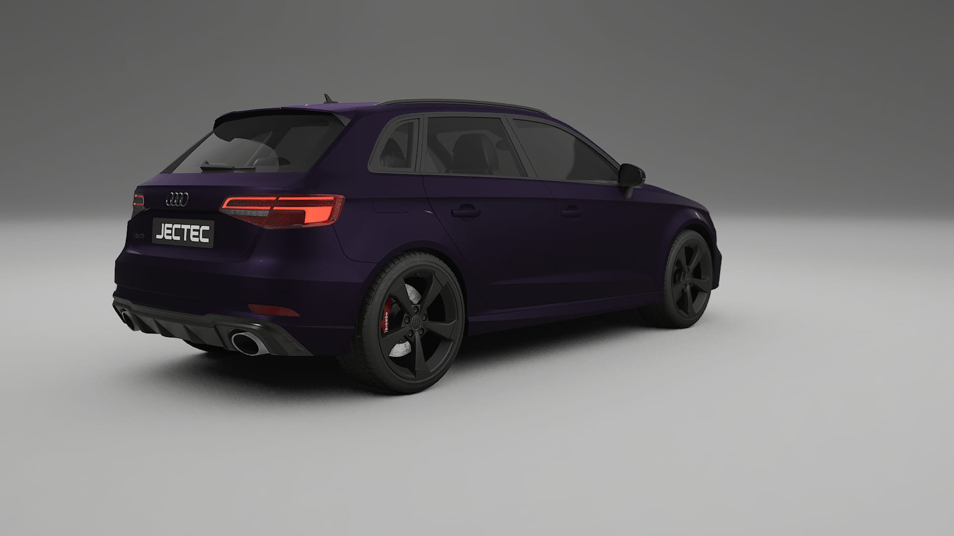 Audi RS3 Sportback 8V facelift LCI TPU Paint Protection Film | VIOLET Color Change PPF Full Pre-Cut Kit