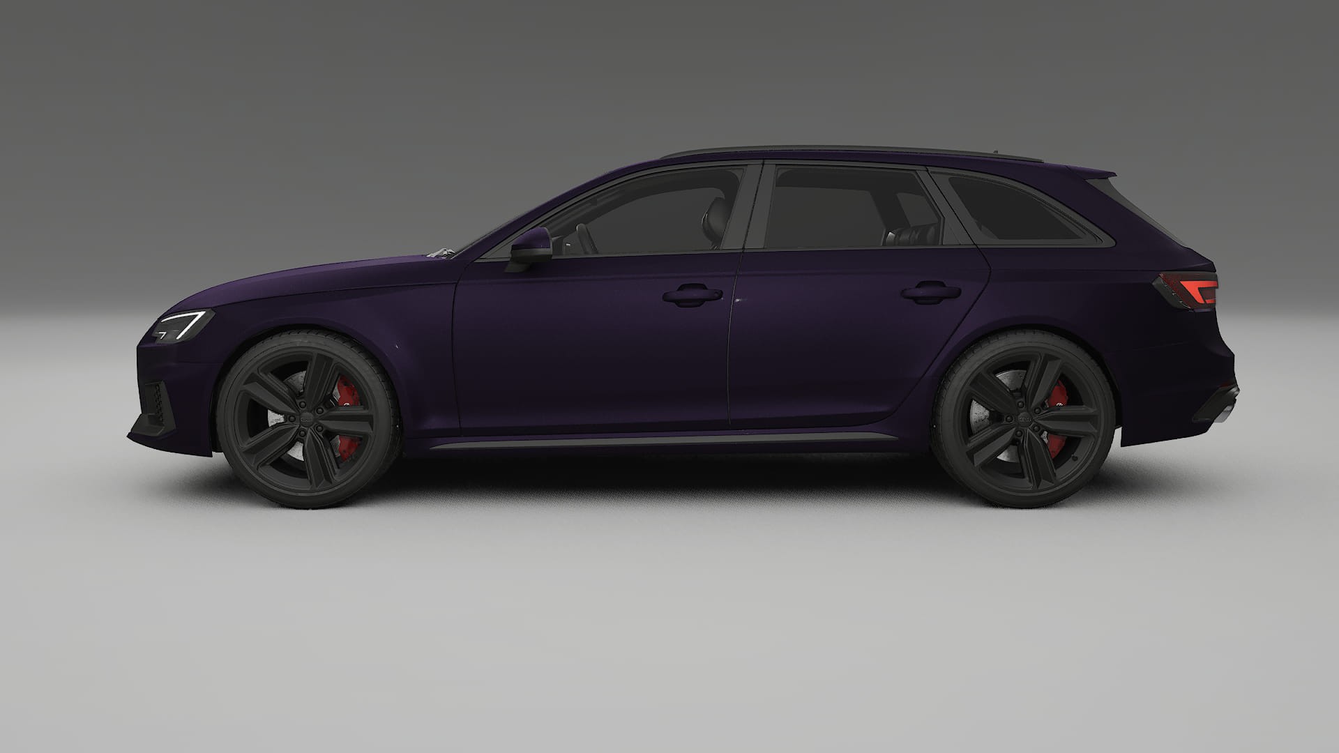 Audi RS4 Avant B9 prefacelift pre-LCI TPU Paint Protection Film | VIOLET Color Change PPF Full Pre-Cut Kit
