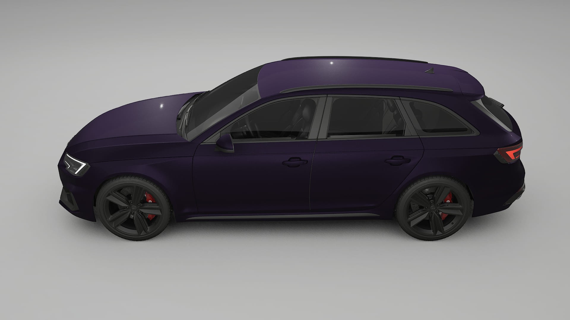 Audi RS4 Avant B9 prefacelift pre-LCI TPU Paint Protection Film | VIOLET Color Change PPF Full Pre-Cut Kit