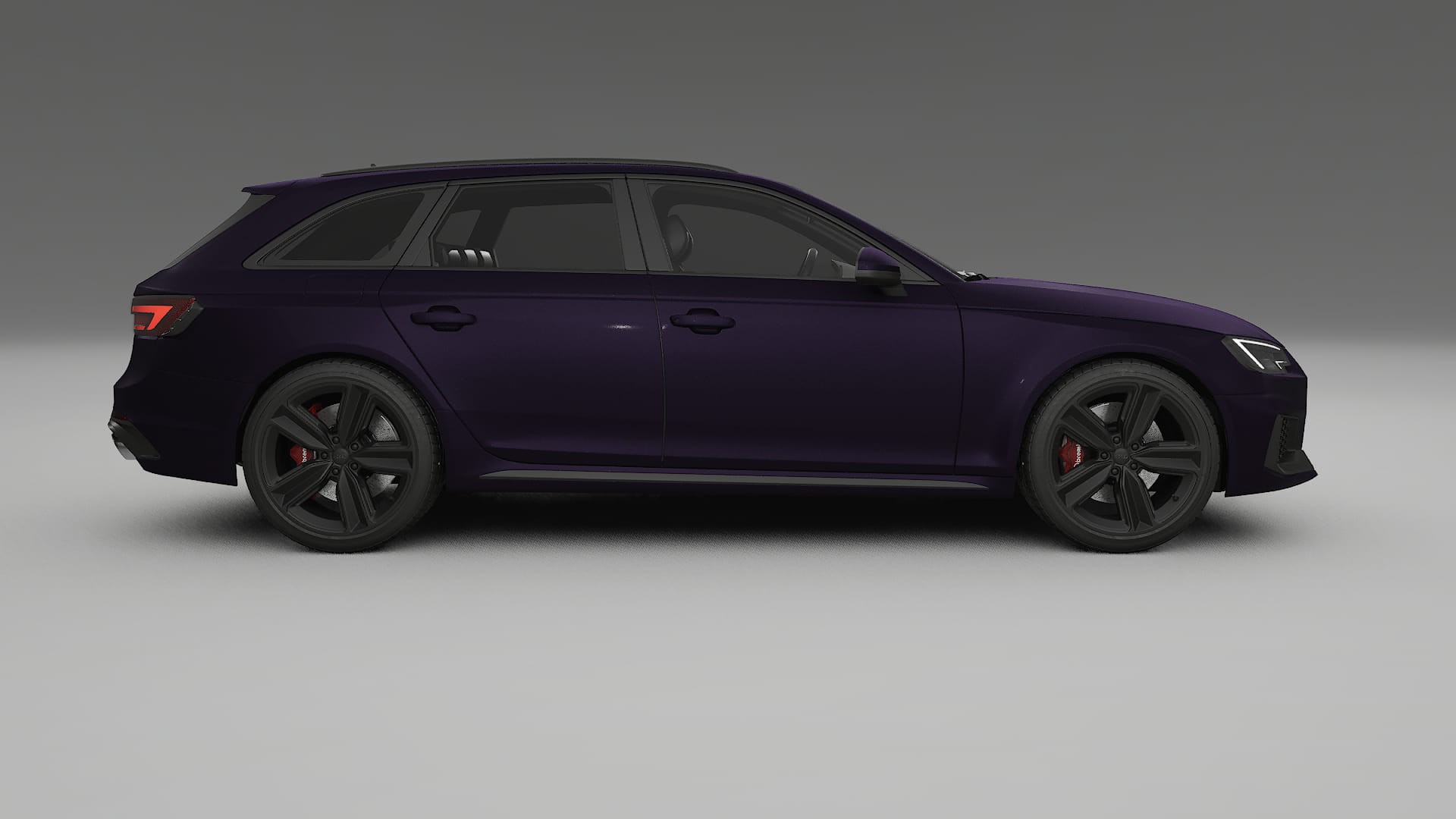 Audi RS4 Avant B9 prefacelift pre-LCI TPU Paint Protection Film | VIOLET Color Change PPF Full Pre-Cut Kit