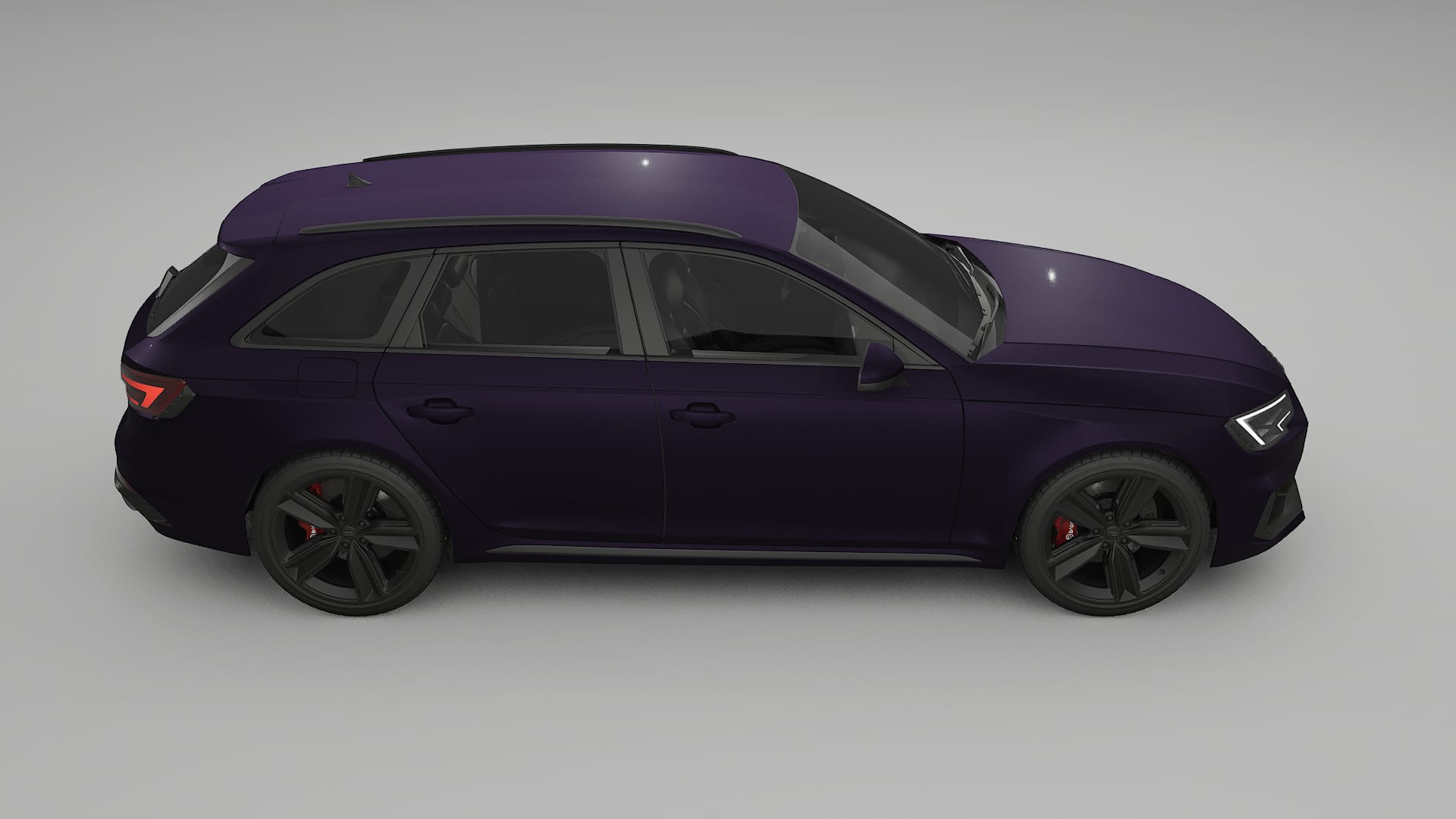 Audi RS4 Avant B9 prefacelift pre-LCI TPU Paint Protection Film | VIOLET Color Change PPF Full Pre-Cut Kit