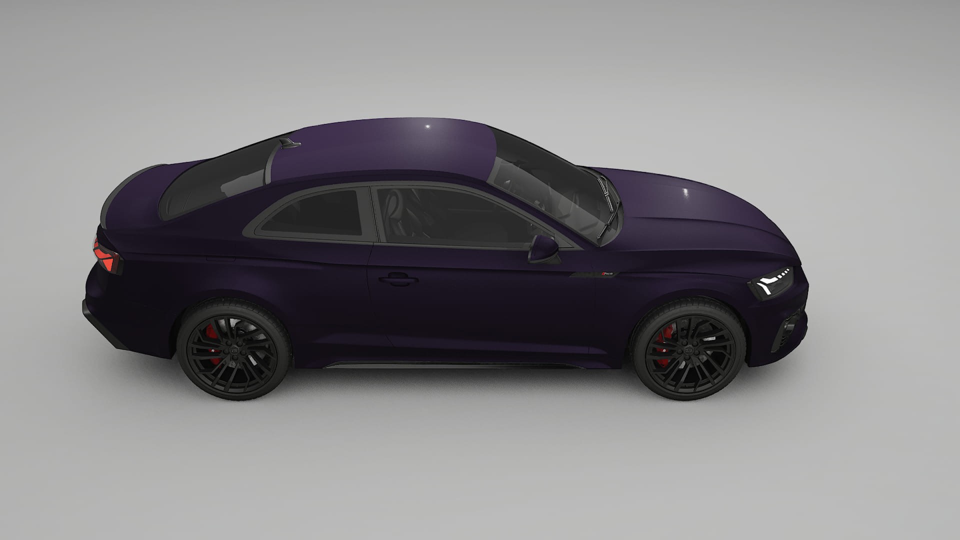 Audi RS5 Coupe B9 facelift pre-LCI TPU Paint Protection Film | VIOLET Color Change PPF Full Pre-Cut Kit