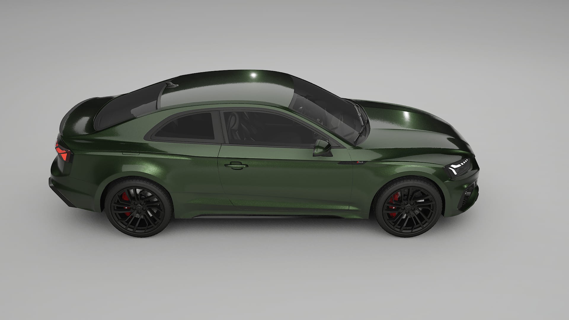 Audi RS5 Coupe B9 facelift pre-LCI TPU Paint Protection Film | LAGOON Color Change PPF Full Pre-Cut Kit