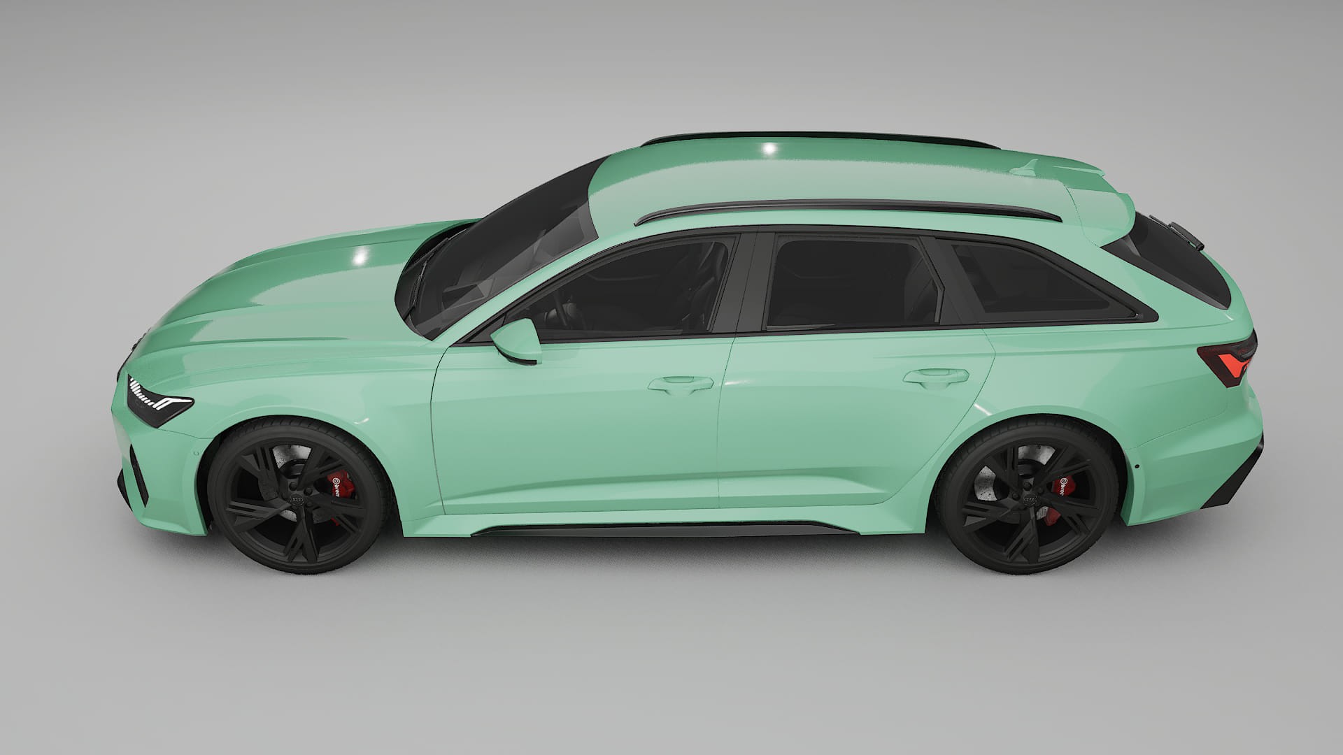 Audi RS6 Avant C8 facelift LCI TPU Paint Protection Film | DUSTY Color Change PPF Full Pre-Cut Kit