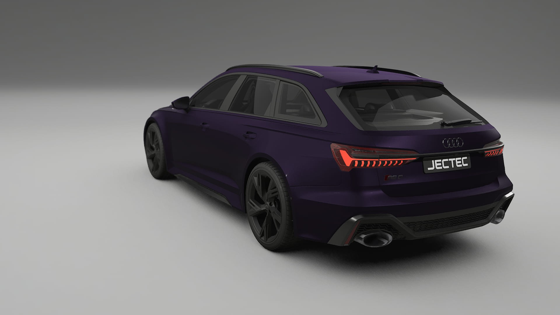 Audi RS6 Avant C8 facelift LCI TPU Paint Protection Film | VIOLET Color Change PPF Full Pre-Cut Kit
