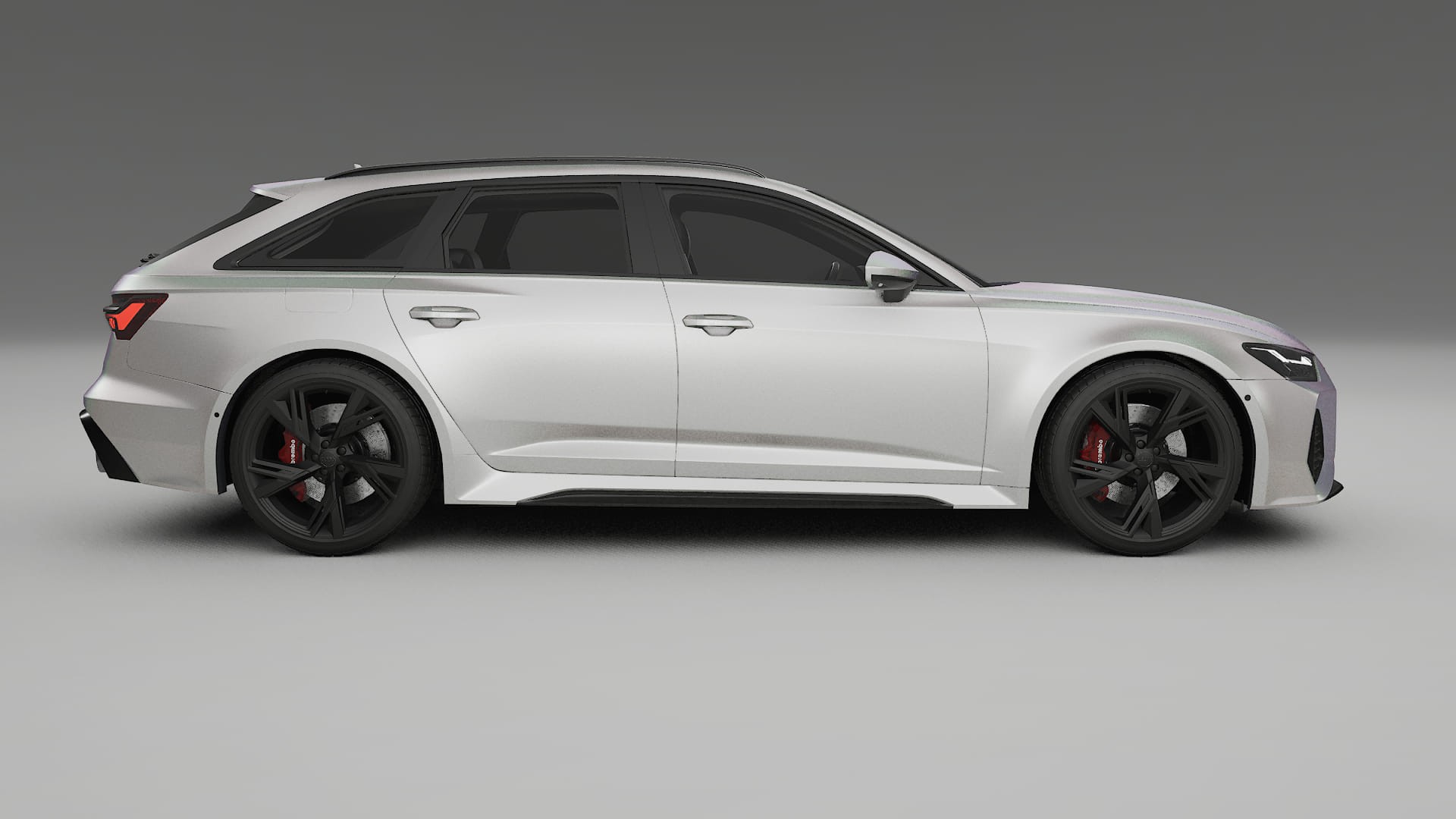 Audi RS6 Avant C8 facelift LCI TPU Paint Protection Film | NEBULA Color Change PPF Full Pre-Cut Kit