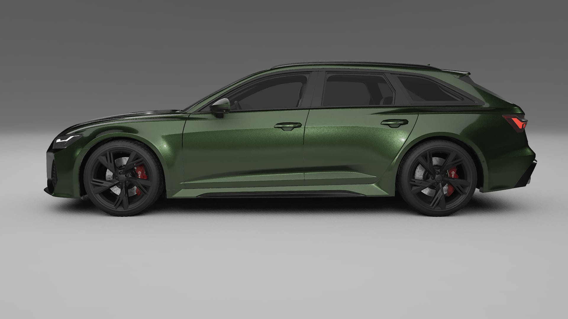 Audi RS6 Avant C8 facelift LCI TPU Paint Protection Film | LAGOON Color Change PPF Full Pre-Cut Kit