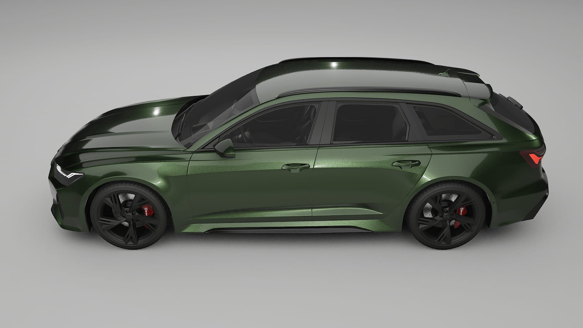 Audi RS6 Avant C8 facelift LCI TPU Paint Protection Film | LAGOON Color Change PPF Full Pre-Cut Kit