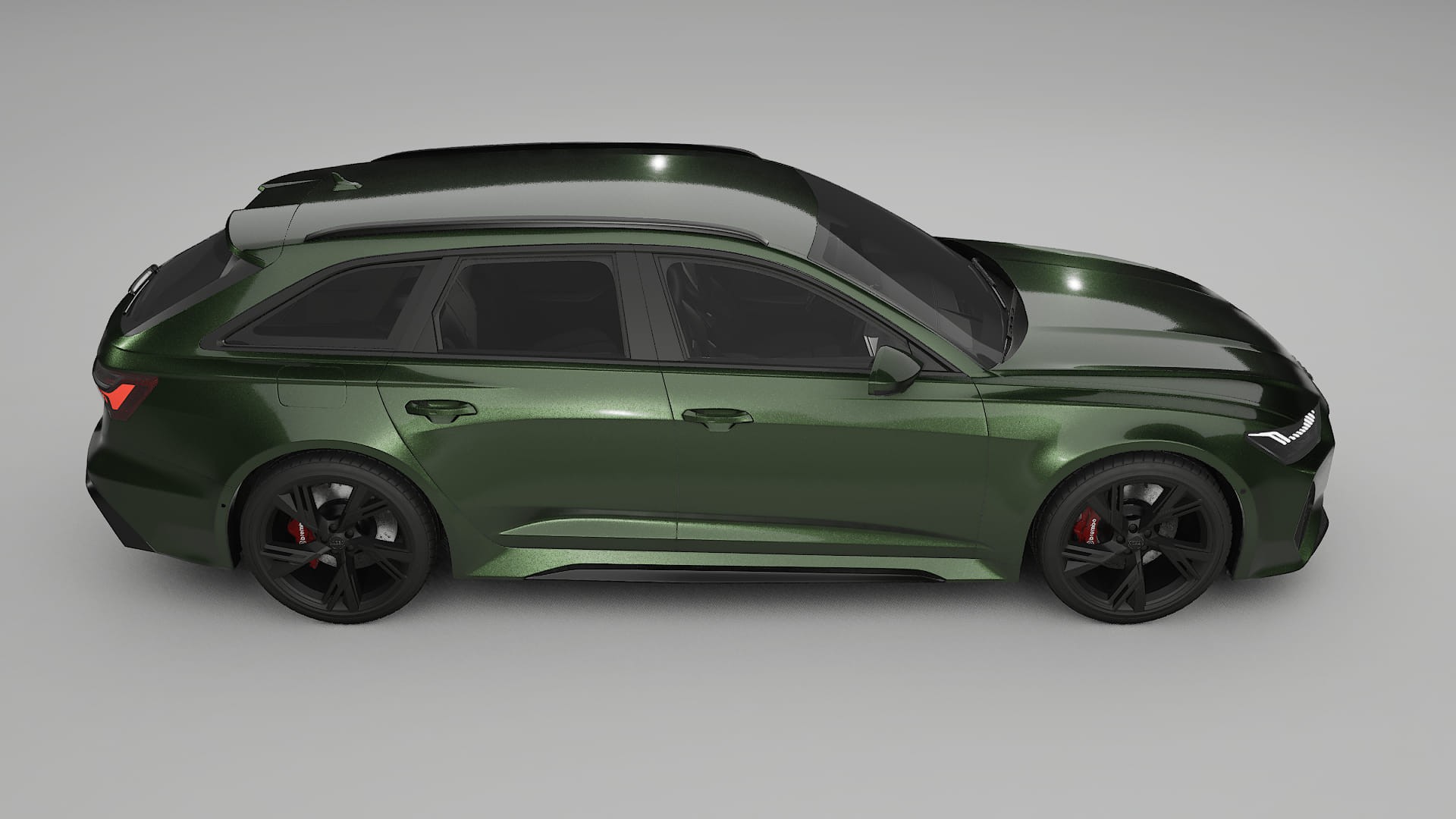 Audi RS6 Avant C8 facelift LCI TPU Paint Protection Film | LAGOON Color Change PPF Full Pre-Cut Kit