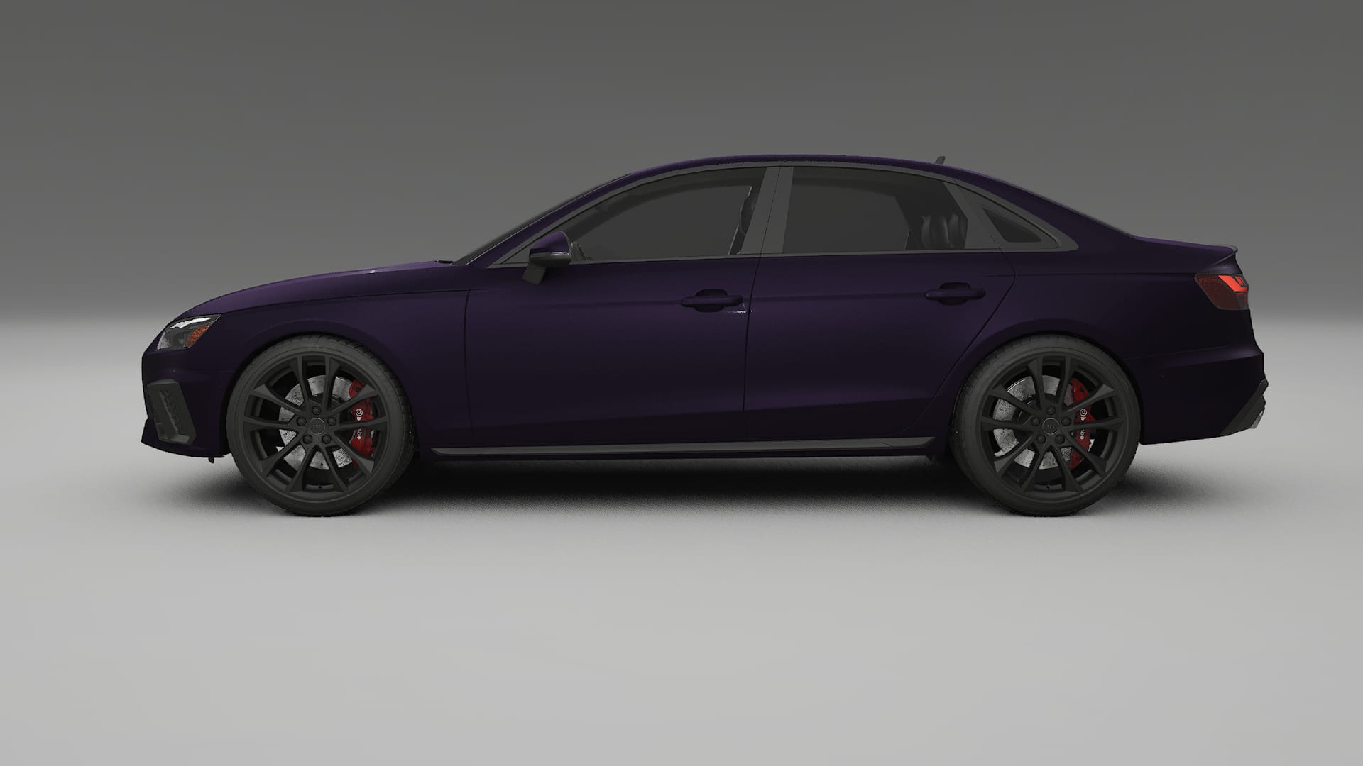 Audi S4 Sedan B9 facelift LCI TPU Paint Protection Film | VIOLET Color Change PPF Full Pre-Cut Kit