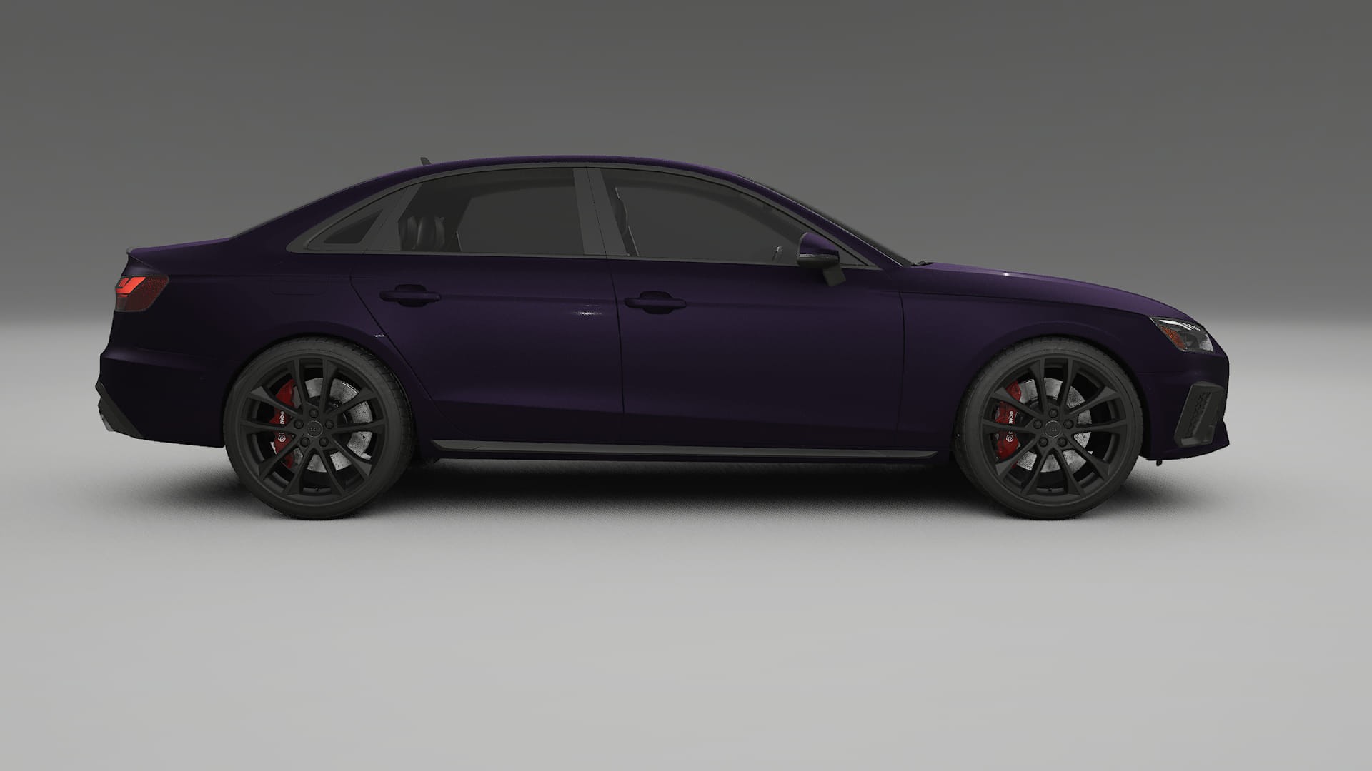 Audi S4 Sedan B9 facelift LCI TPU Paint Protection Film | VIOLET Color Change PPF Full Pre-Cut Kit