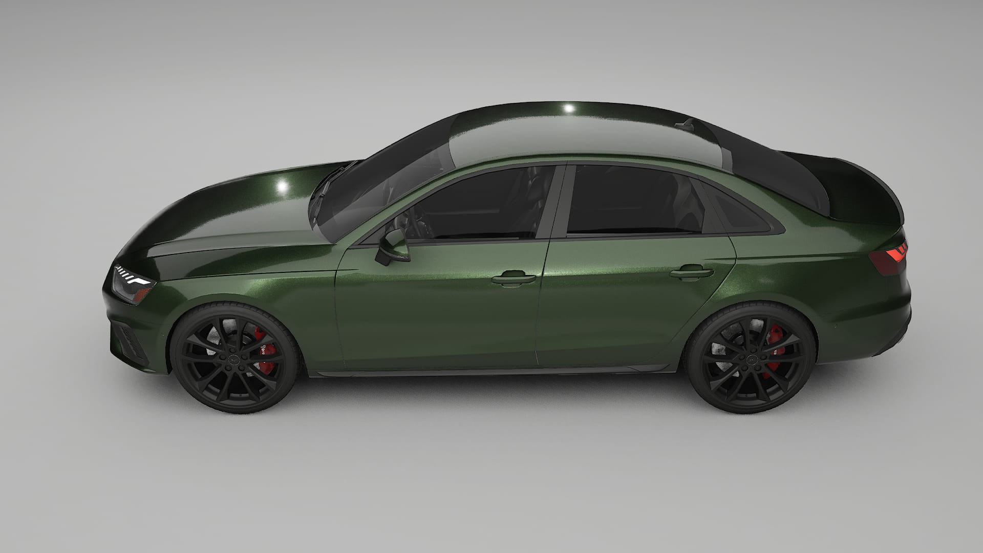 Audi S4 Sedan B9 facelift LCI TPU Paint Protection Film | LAGOON Color Change PPF Full Pre-Cut Kit