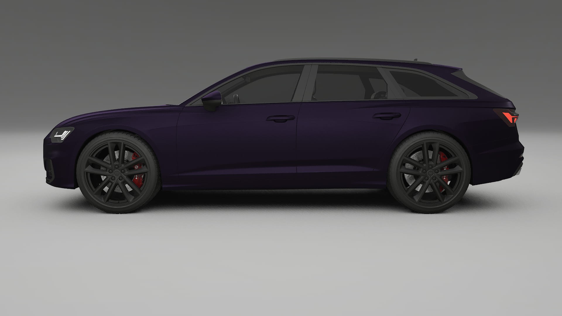 Audi S6 Avant prefacelift pre-LCI C8 TPU Paint Protection Film | VIOLET Color Change PPF Full Pre-Cut Kit