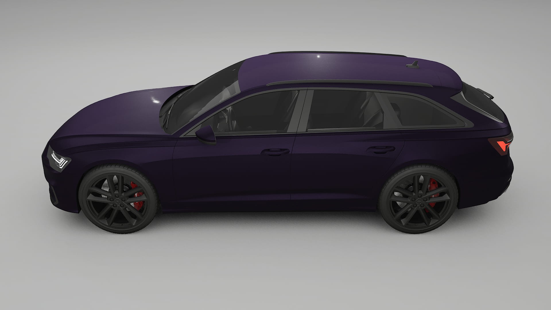 Audi S6 Avant prefacelift pre-LCI C8 TPU Paint Protection Film | VIOLET Color Change PPF Full Pre-Cut Kit