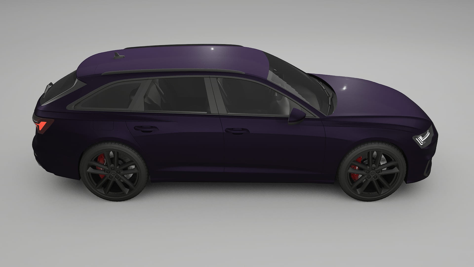Audi S6 Avant prefacelift pre-LCI C8 TPU Paint Protection Film | VIOLET Color Change PPF Full Pre-Cut Kit