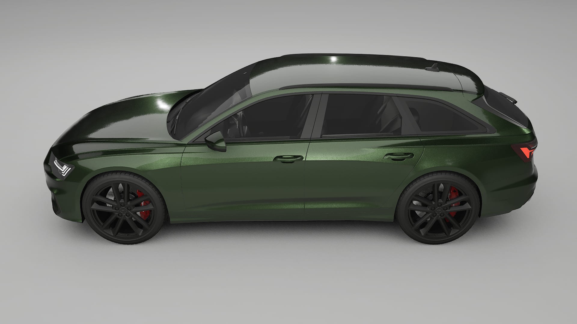 Audi S6 Avant prefacelift pre-LCI C8 TPU Paint Protection Film | LAGOON Color Change PPF Full Pre-Cut Kit