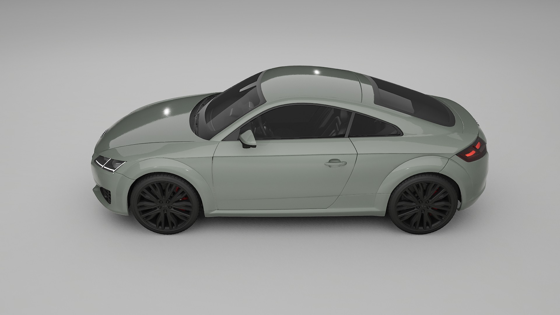 Audi TT Coupe 8S prefacelift pre-LCI TPU Paint Protection Film | SLATE Color Change PPF Full Pre-Cut Kit