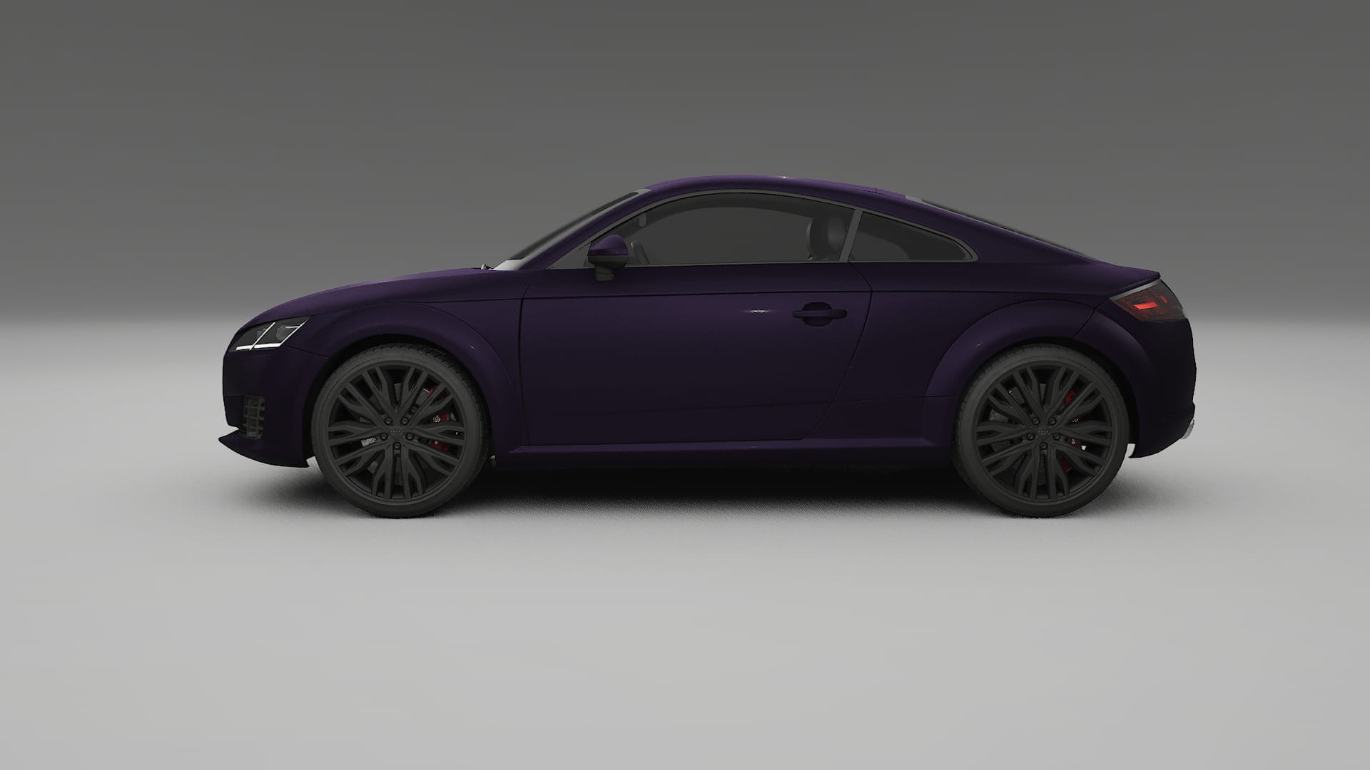 Audi TT Coupe 8S prefacelift pre-LCI TPU Paint Protection Film | VIOLET Color Change PPF Full Pre-Cut Kit