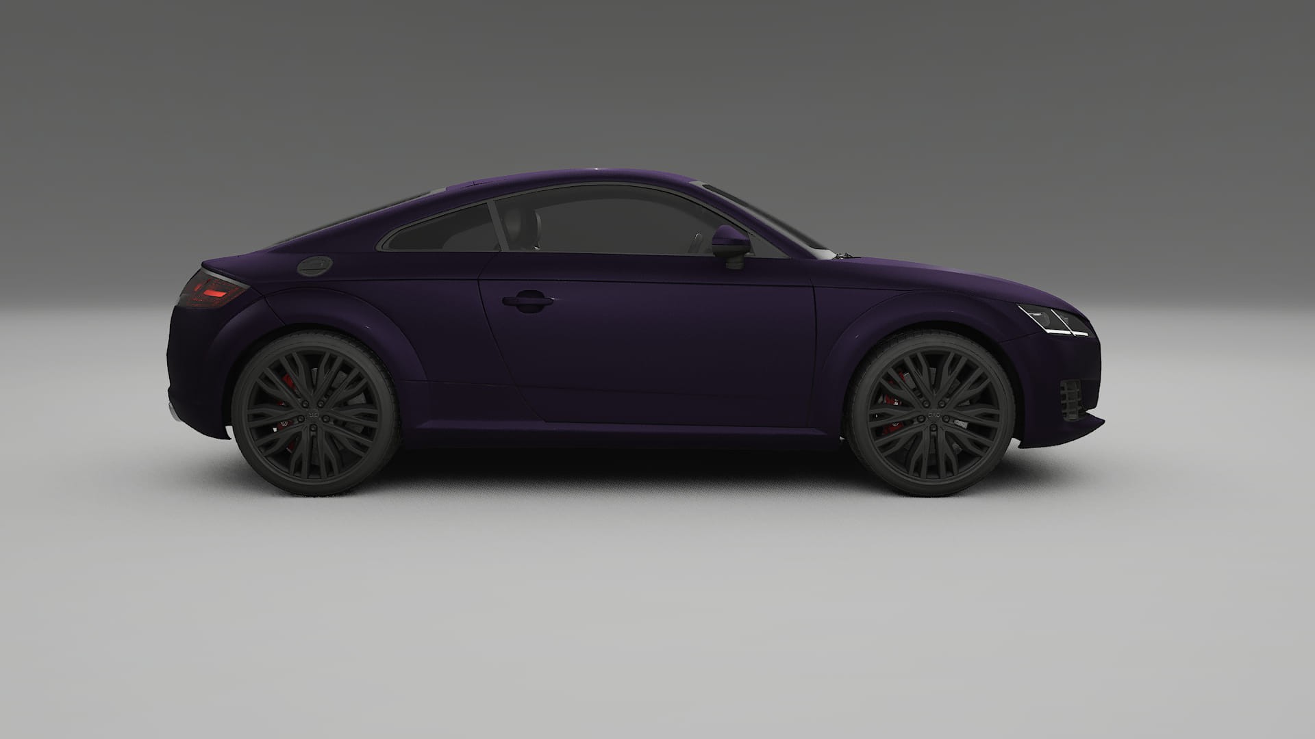 Audi TT Coupe 8S prefacelift pre-LCI TPU Paint Protection Film | VIOLET Color Change PPF Full Pre-Cut Kit