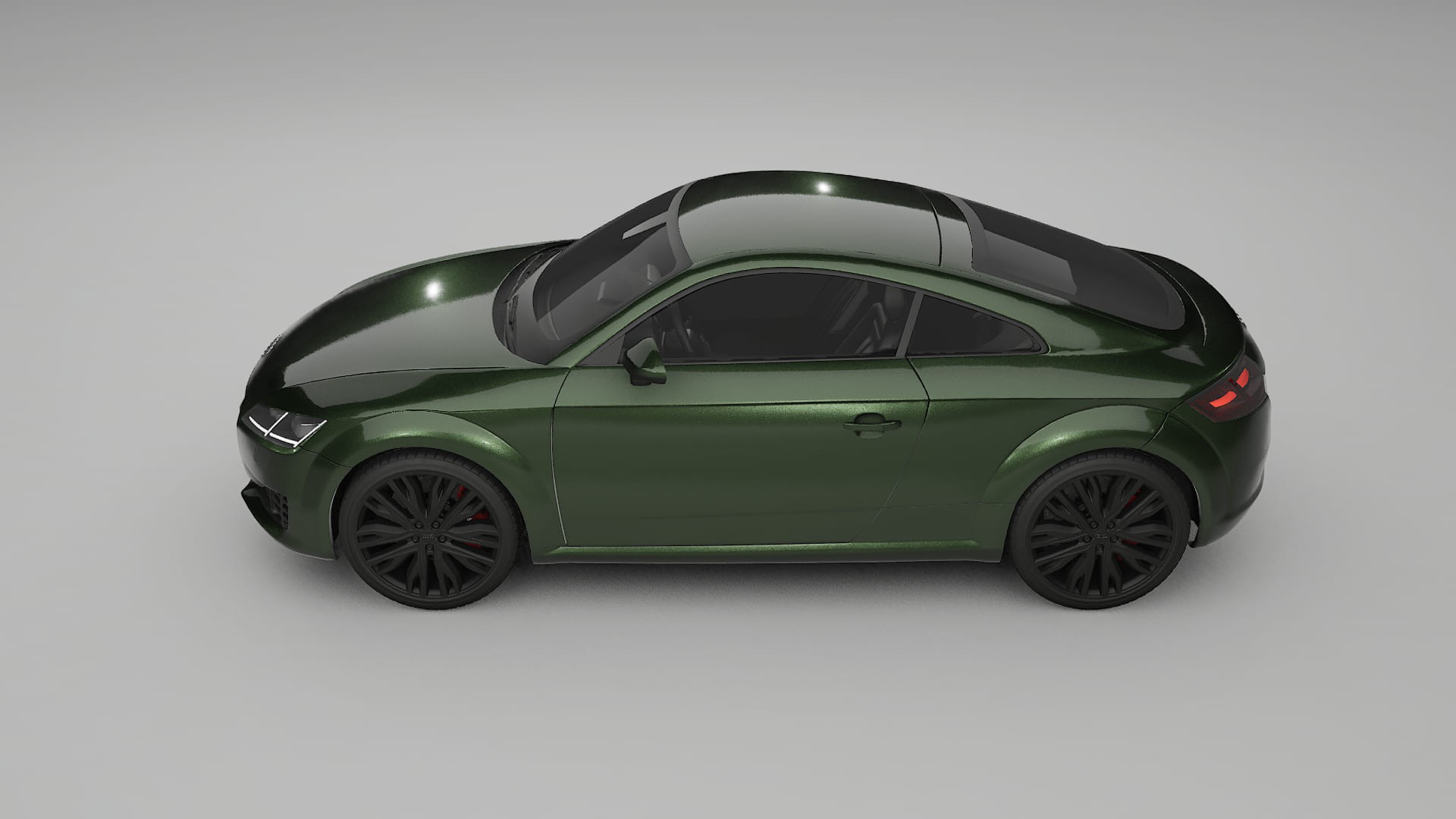 Audi TT Coupe 8S prefacelift pre-LCI TPU Paint Protection Film | LAGOON Color Change PPF Full Pre-Cut Kit