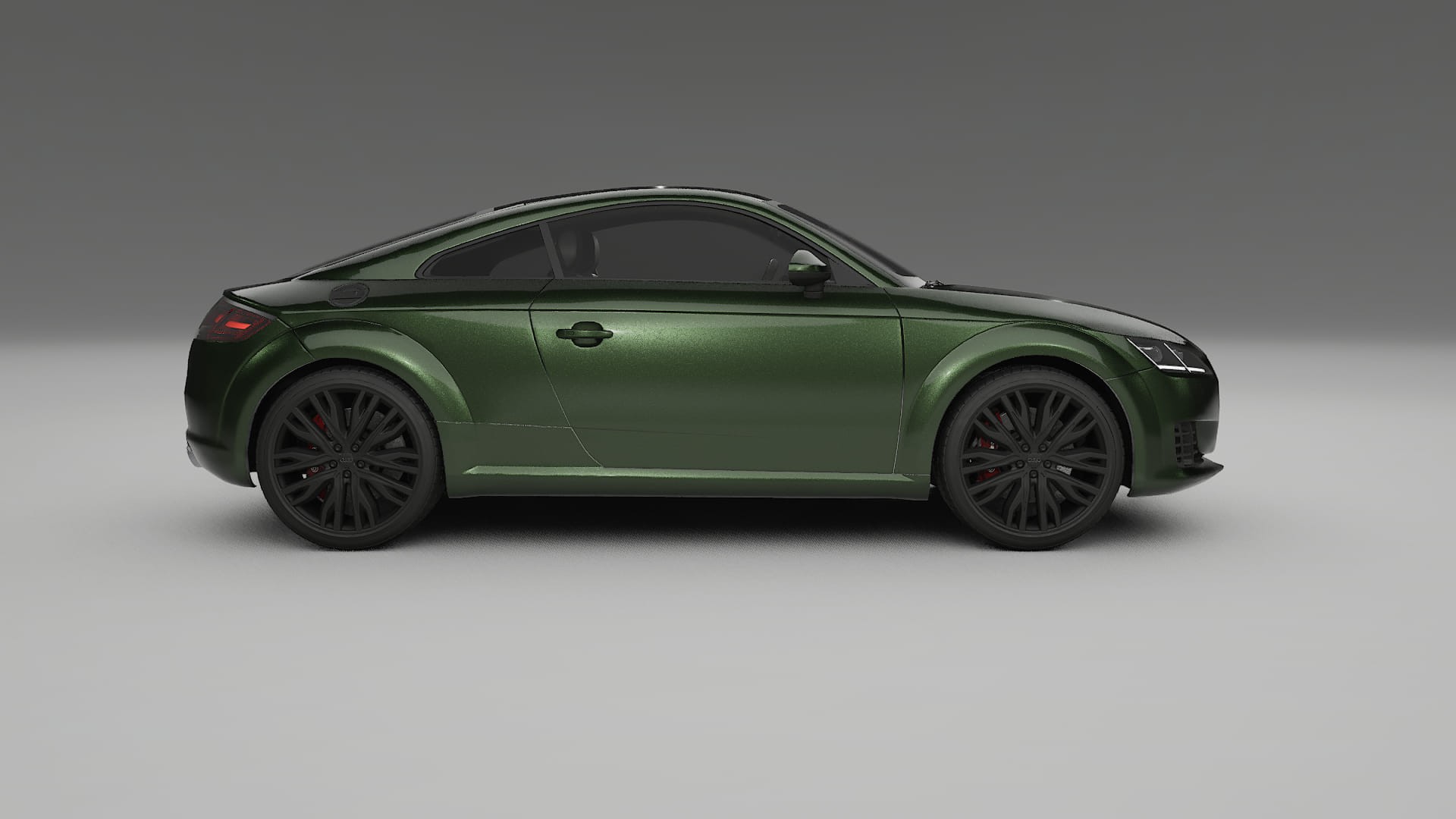 Audi TT Coupe 8S prefacelift pre-LCI TPU Paint Protection Film | LAGOON Color Change PPF Full Pre-Cut Kit