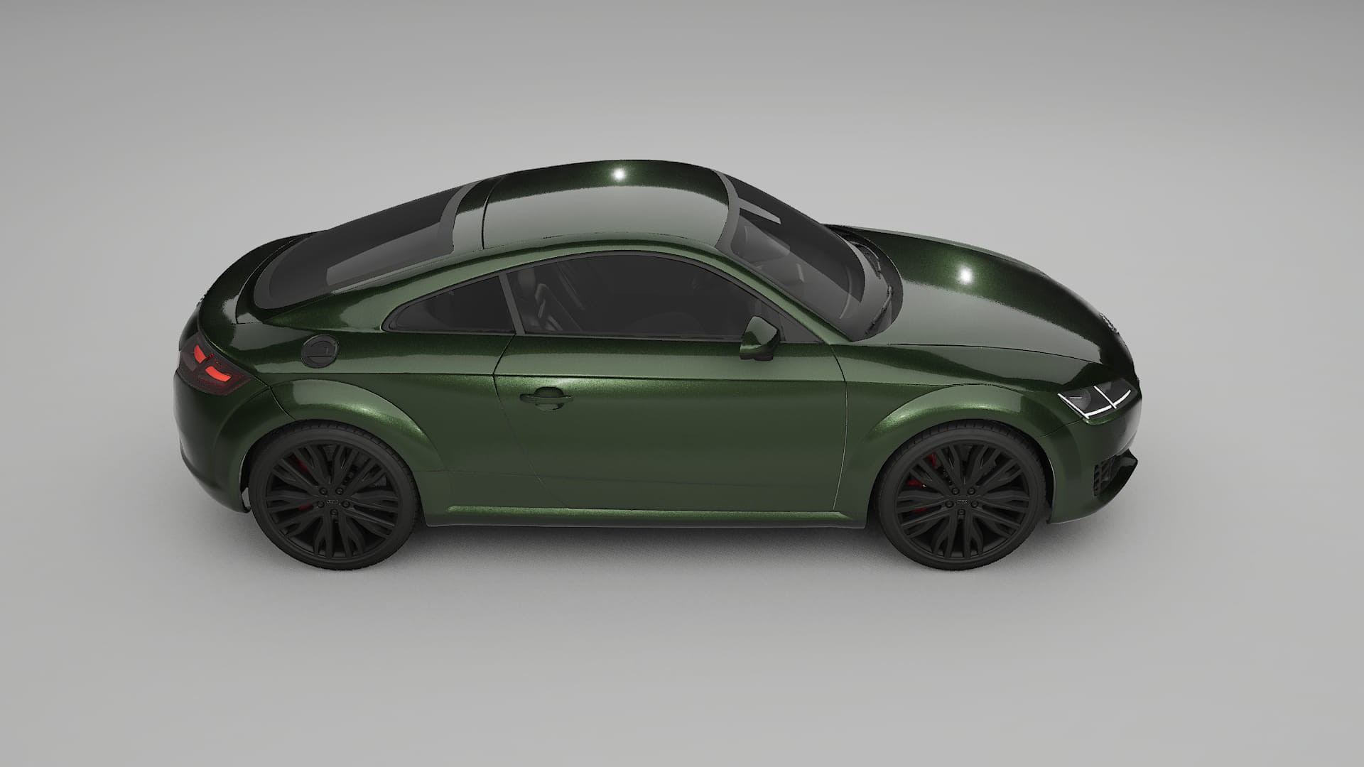 Audi TT Coupe 8S prefacelift pre-LCI TPU Paint Protection Film | LAGOON Color Change PPF Full Pre-Cut Kit