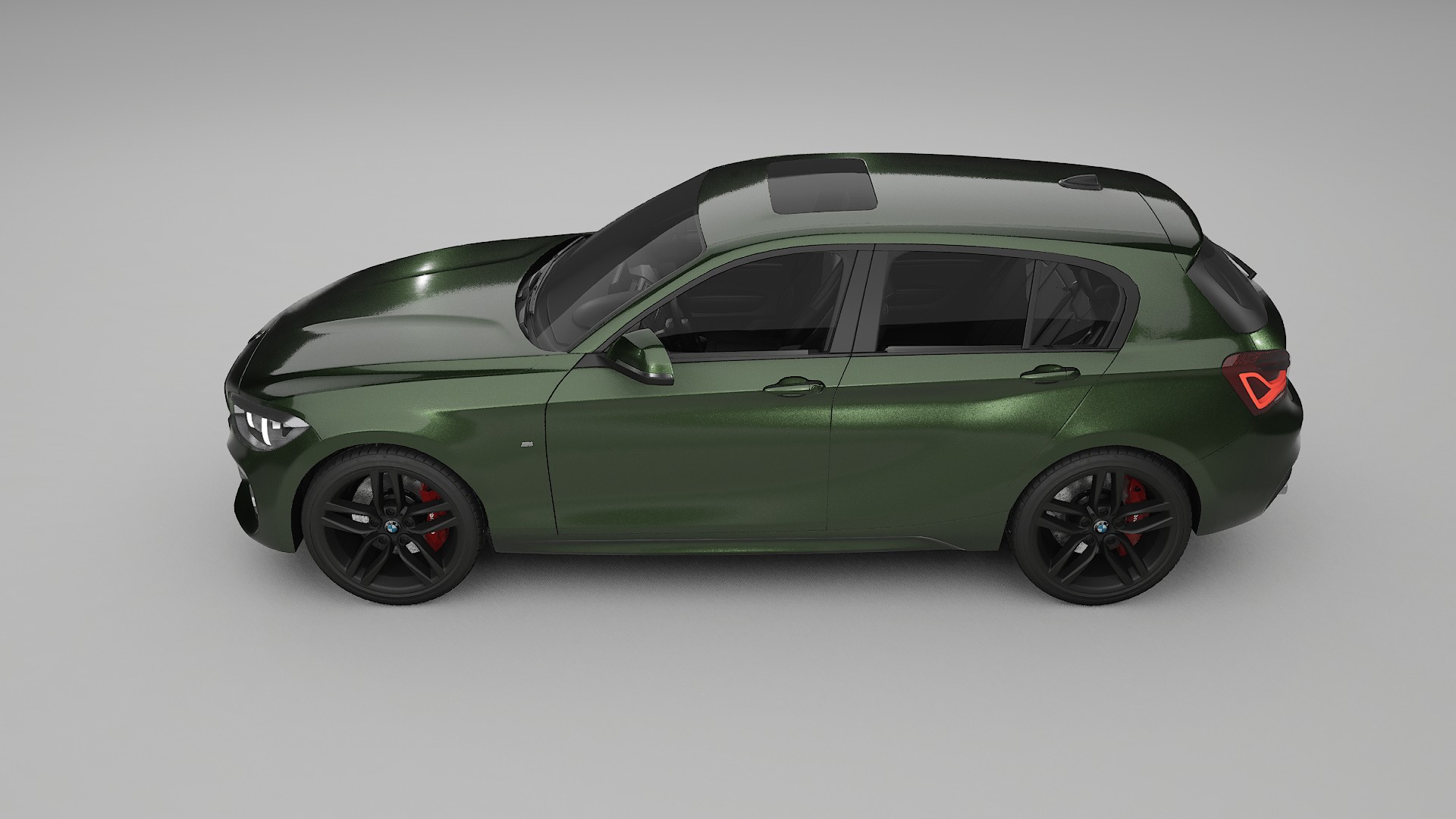 BMW 1 F20 facelift LCI TPU Paint Protection Film | LAGOON Color Change PPF Full Pre-Cut Kit