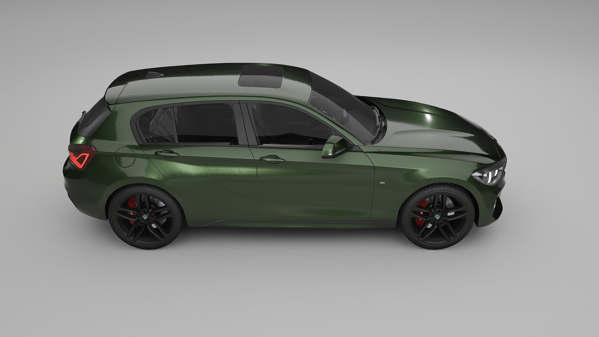 BMW 1 F20 facelift LCI TPU Paint Protection Film | LAGOON Color Change PPF Full Pre-Cut Kit