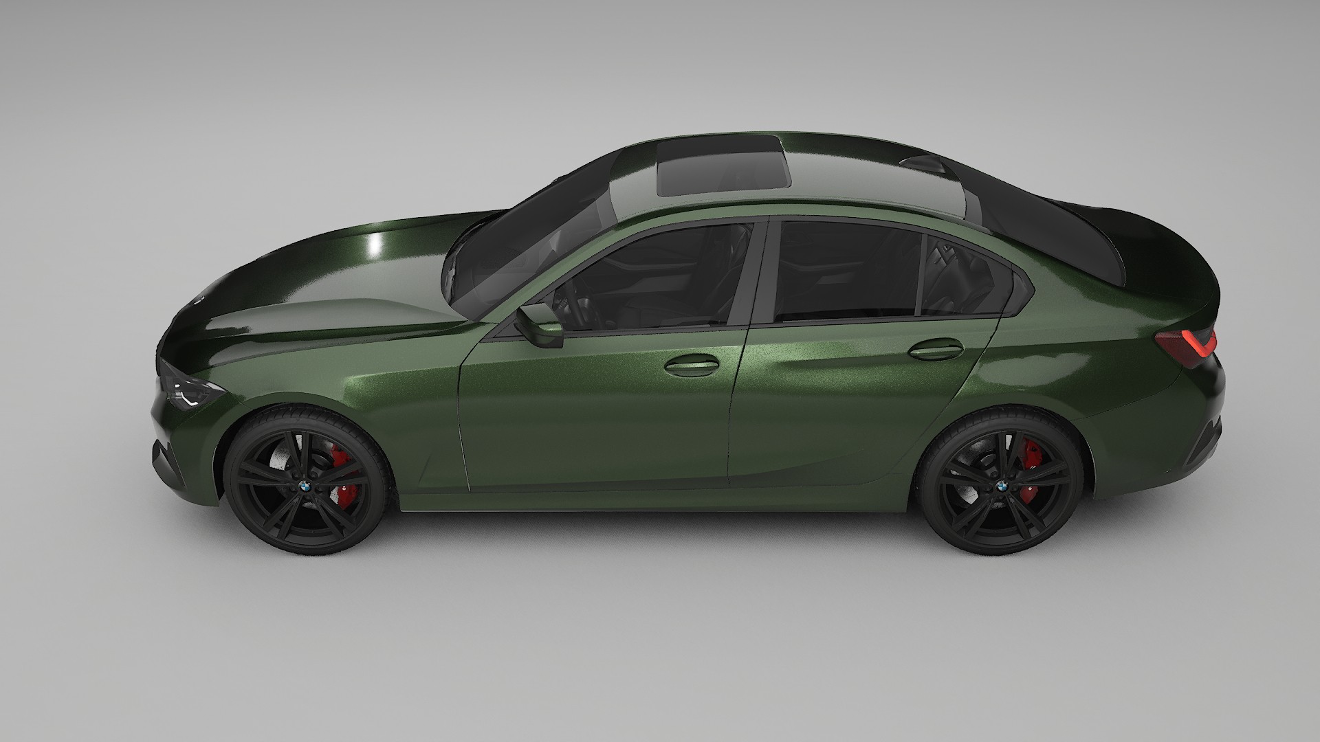 BMW 3 G20 prefacelift pre-LCI TPU Paint Protection Film | LAGOON Color Change PPF Full Pre-Cut Kit