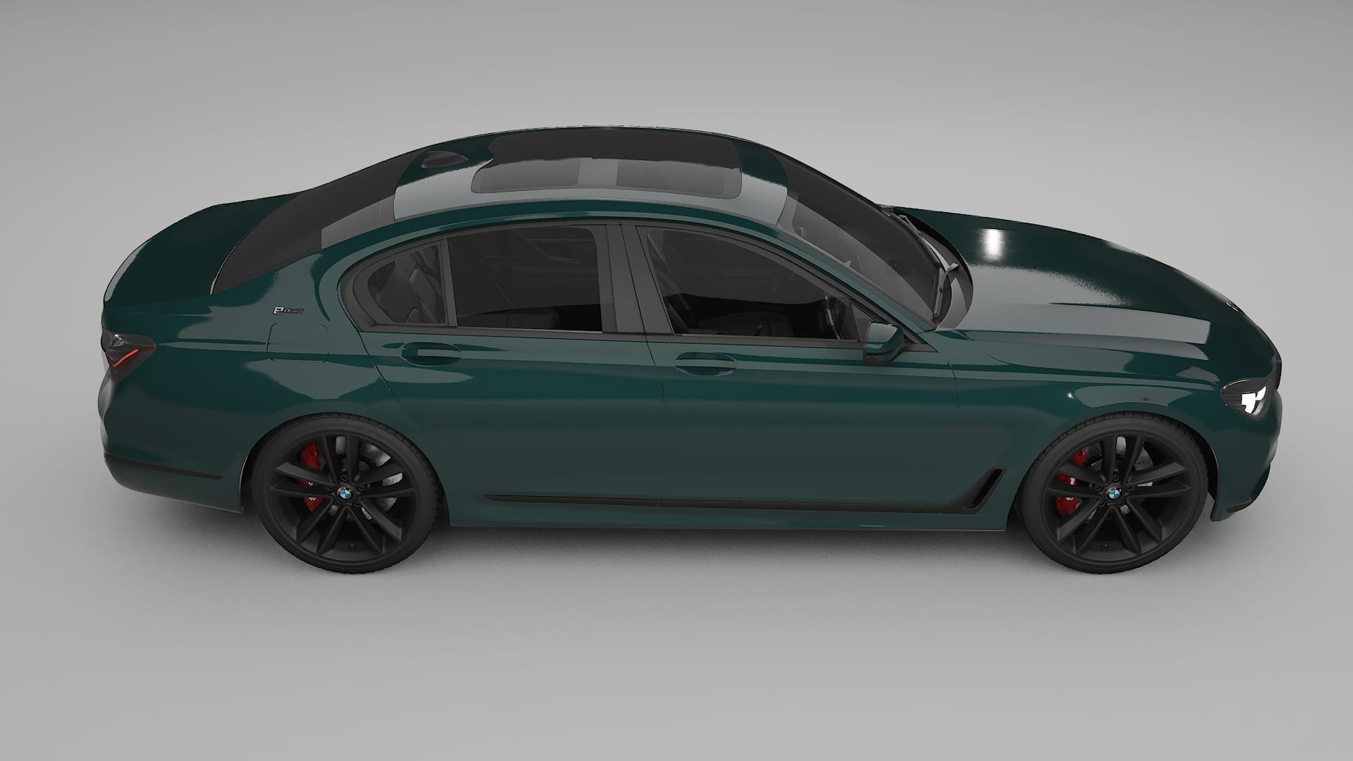 BMW 7 G11 G12 facelift LCI TPU Paint Protection Film | INFERNO Color Change PPF Full Pre-Cut Kit