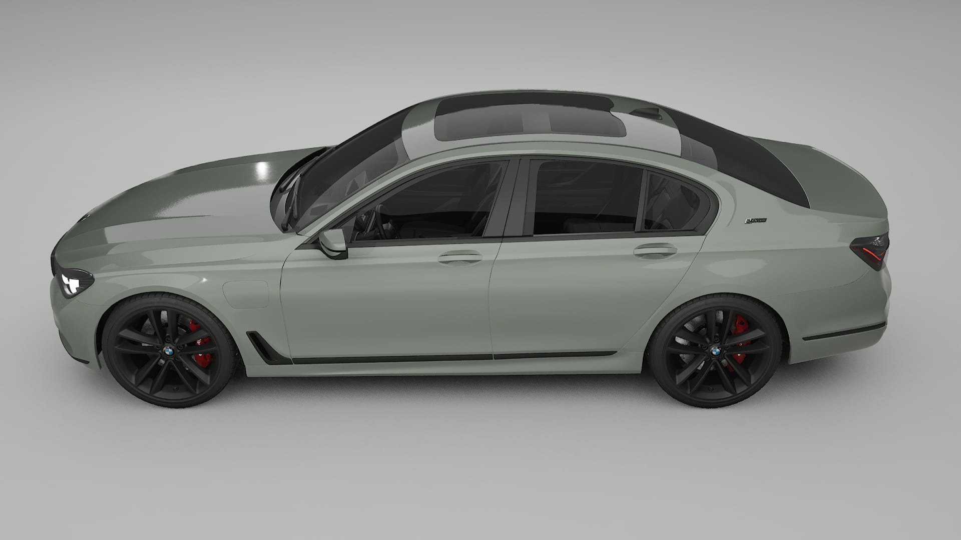 BMW 7 G11 G12 facelift LCI TPU Paint Protection Film | SLATE Color Change PPF Full Pre-Cut Kit