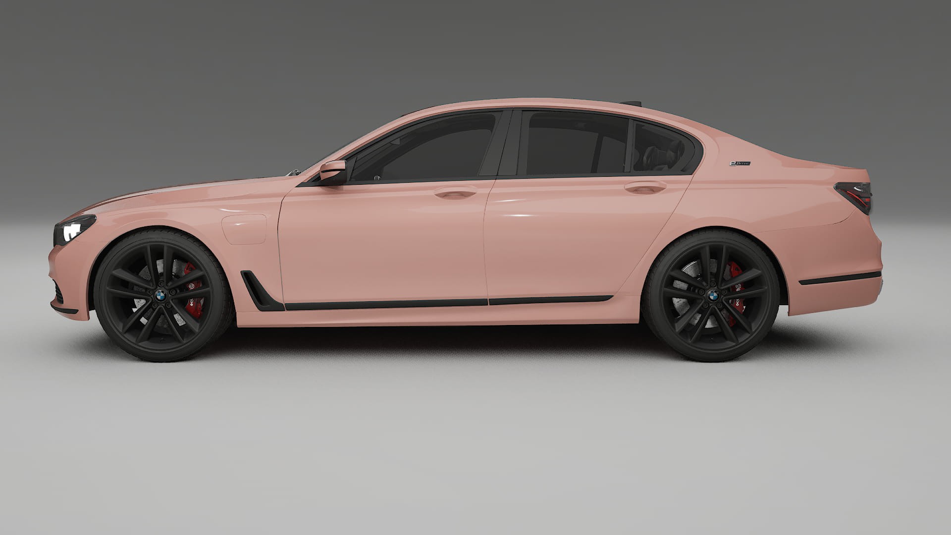 BMW 7 G11 G12 facelift LCI TPU Paint Protection Film | BLUSH Color Change PPF Full Pre-Cut Kit